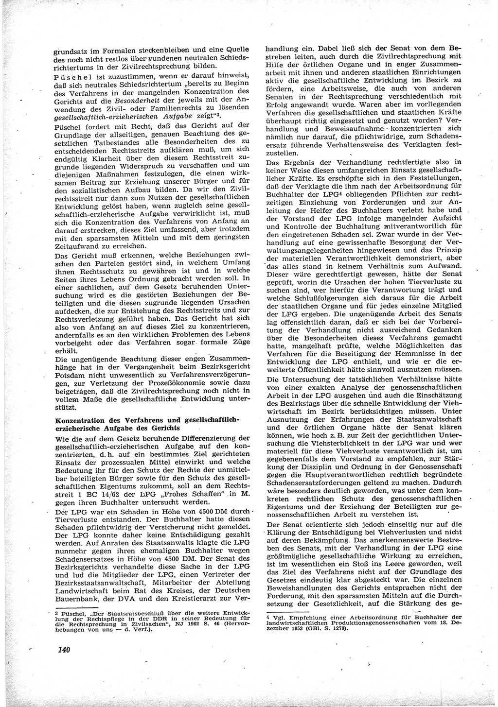 Neue Justiz (NJ), Zeitschrift für Recht und Rechtswissenschaft [Deutsche Demokratische Republik (DDR)], 17. Jahrgang 1963, Seite 140 (NJ DDR 1963, S. 140)