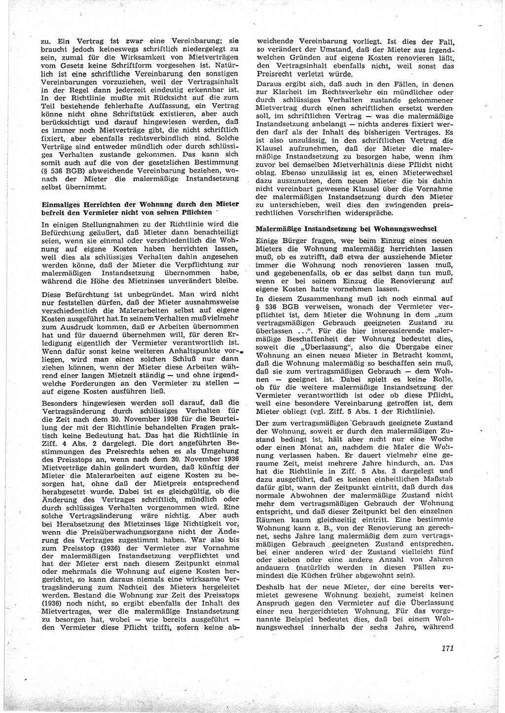 Neue Justiz (NJ), Zeitschrift für Recht und Rechtswissenschaft [Deutsche Demokratische Republik (DDR)], 17. Jahrgang 1963, Seite 171 (NJ DDR 1963, S. 171)