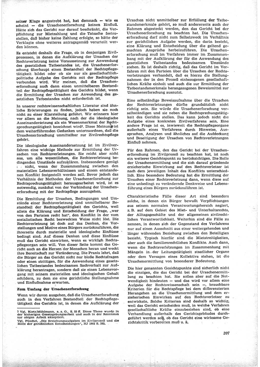 Neue Justiz (NJ), Zeitschrift für Recht und Rechtswissenschaft [Deutsche Demokratische Republik (DDR)], 17. Jahrgang 1963, Seite 207 (NJ DDR 1963, S. 207)
