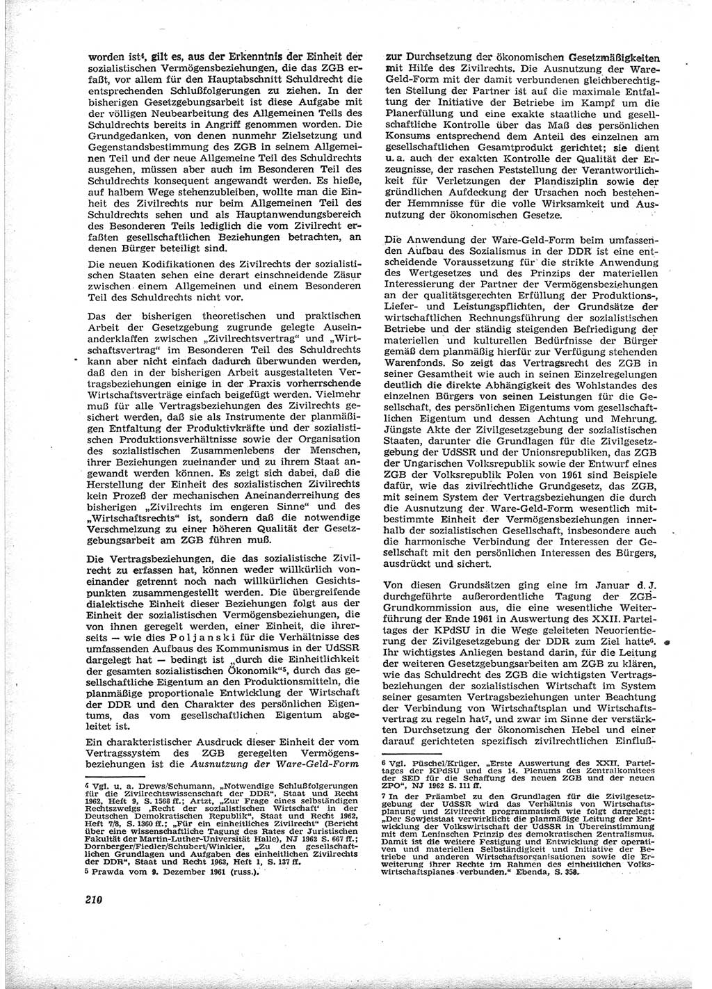 Neue Justiz (NJ), Zeitschrift für Recht und Rechtswissenschaft [Deutsche Demokratische Republik (DDR)], 17. Jahrgang 1963, Seite 210 (NJ DDR 1963, S. 210)