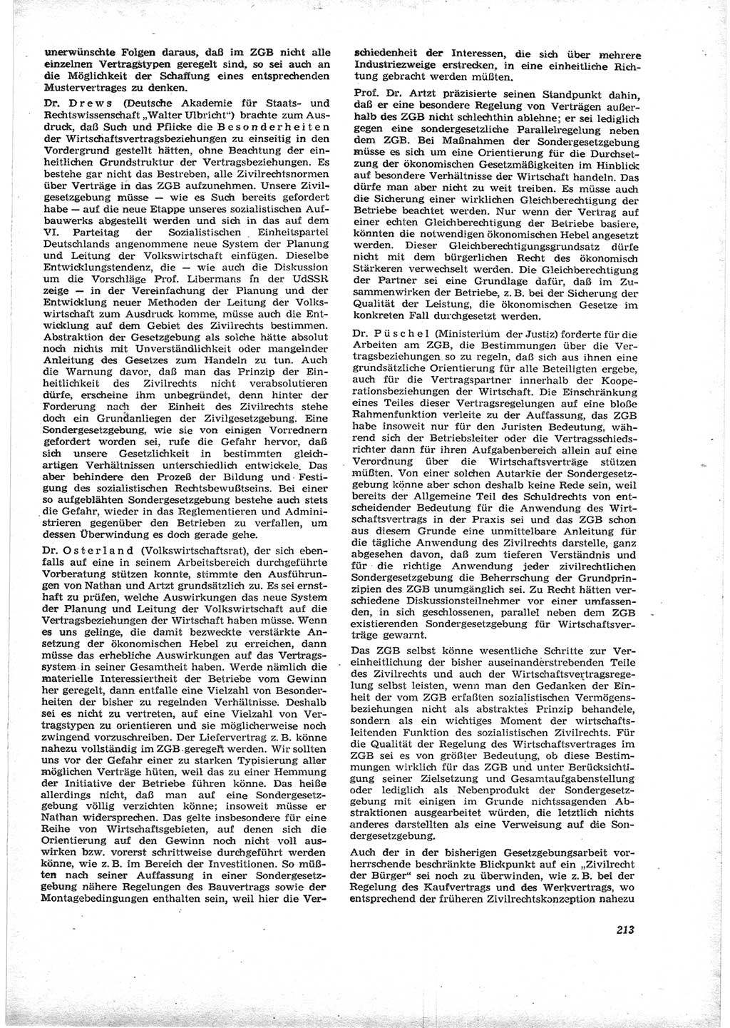 Neue Justiz (NJ), Zeitschrift für Recht und Rechtswissenschaft [Deutsche Demokratische Republik (DDR)], 17. Jahrgang 1963, Seite 213 (NJ DDR 1963, S. 213)