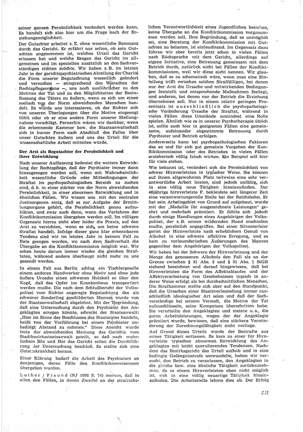 Neue Justiz (NJ), Zeitschrift für Recht und Rechtswissenschaft [Deutsche Demokratische Republik (DDR)], 17. Jahrgang 1963, Seite 241 (NJ DDR 1963, S. 241)