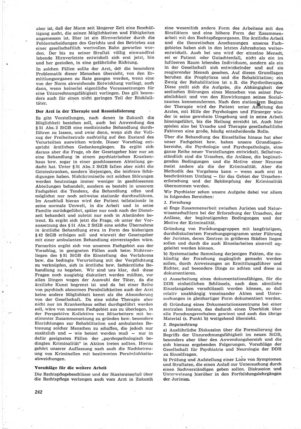 Neue Justiz (NJ), Zeitschrift für Recht und Rechtswissenschaft [Deutsche Demokratische Republik (DDR)], 17. Jahrgang 1963, Seite 242 (NJ DDR 1963, S. 242)