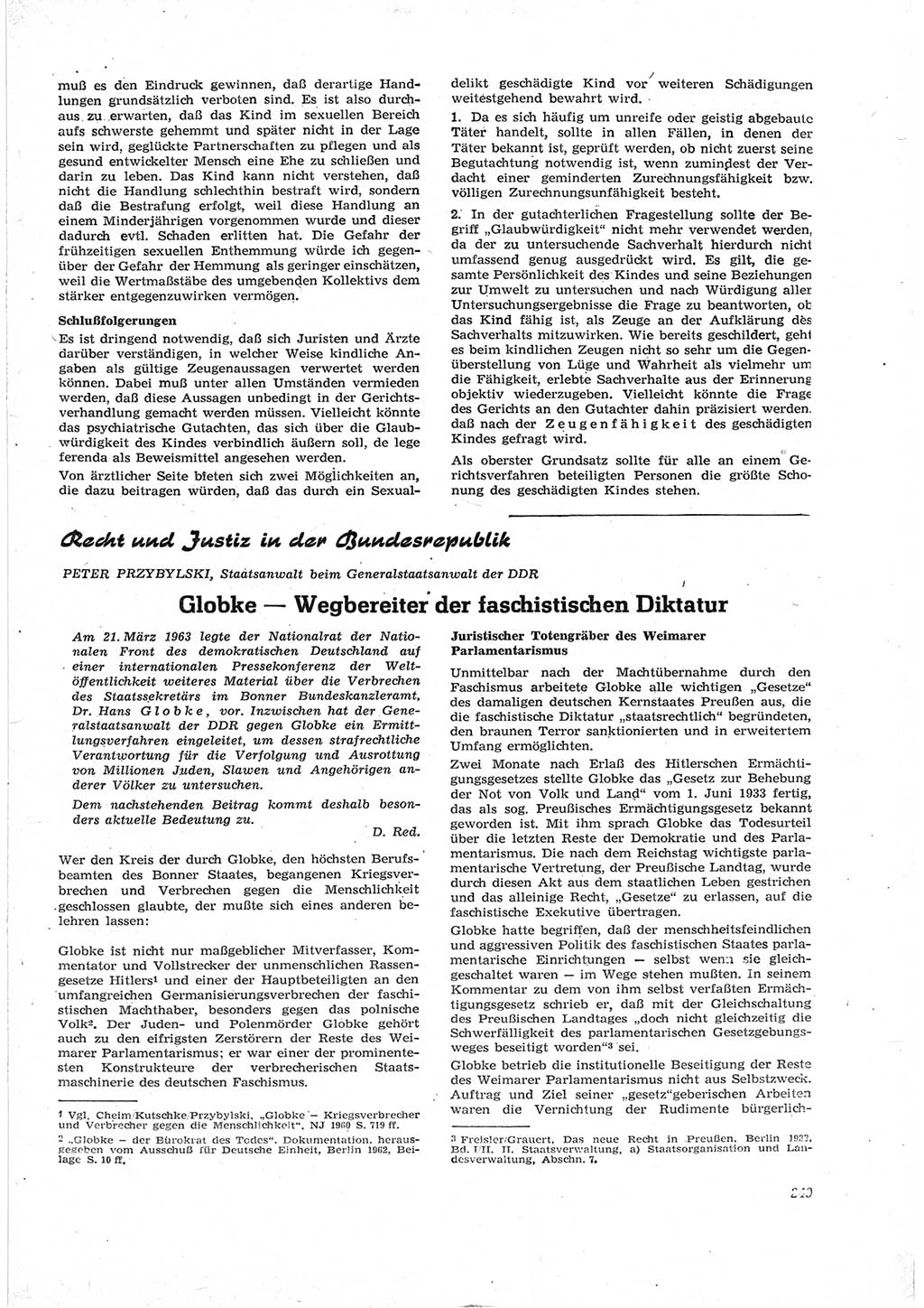 Neue Justiz (NJ), Zeitschrift für Recht und Rechtswissenschaft [Deutsche Demokratische Republik (DDR)], 17. Jahrgang 1963, Seite 249 (NJ DDR 1963, S. 249)