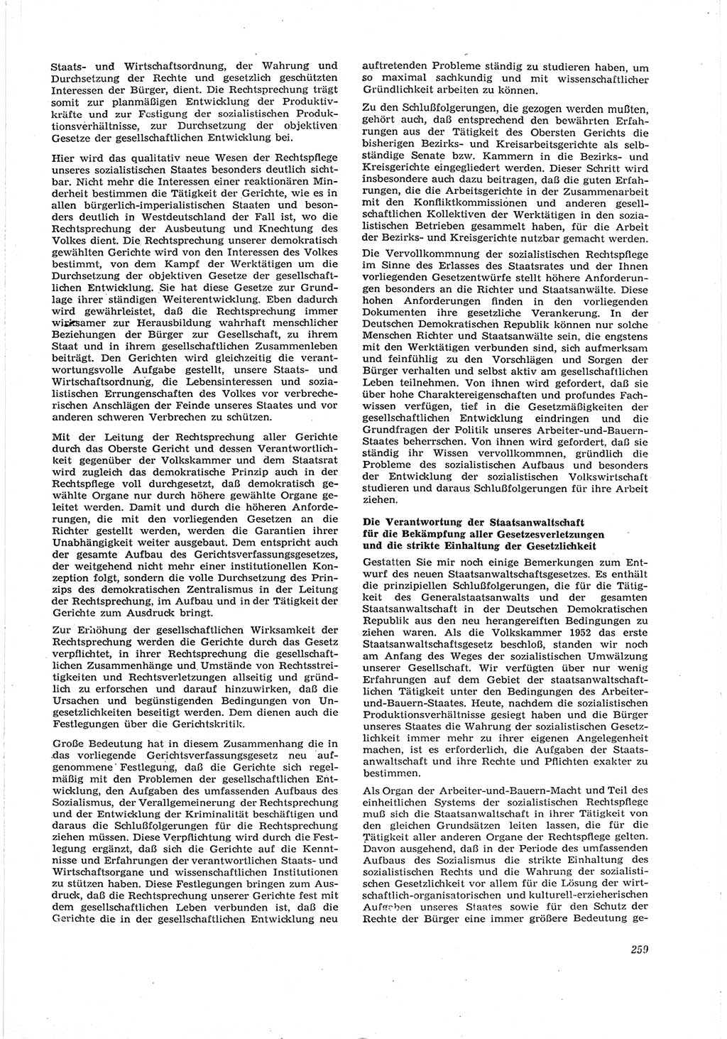 Neue Justiz (NJ), Zeitschrift für Recht und Rechtswissenschaft [Deutsche Demokratische Republik (DDR)], 17. Jahrgang 1963, Seite 259 (NJ DDR 1963, S. 259)