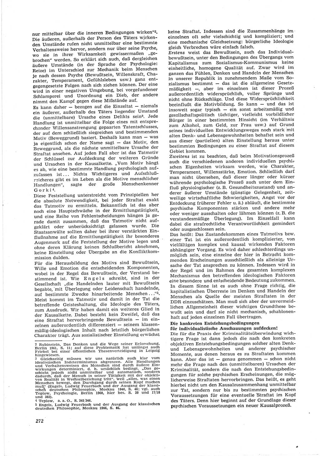 Neue Justiz (NJ), Zeitschrift für Recht und Rechtswissenschaft [Deutsche Demokratische Republik (DDR)], 17. Jahrgang 1963, Seite 272 (NJ DDR 1963, S. 272)