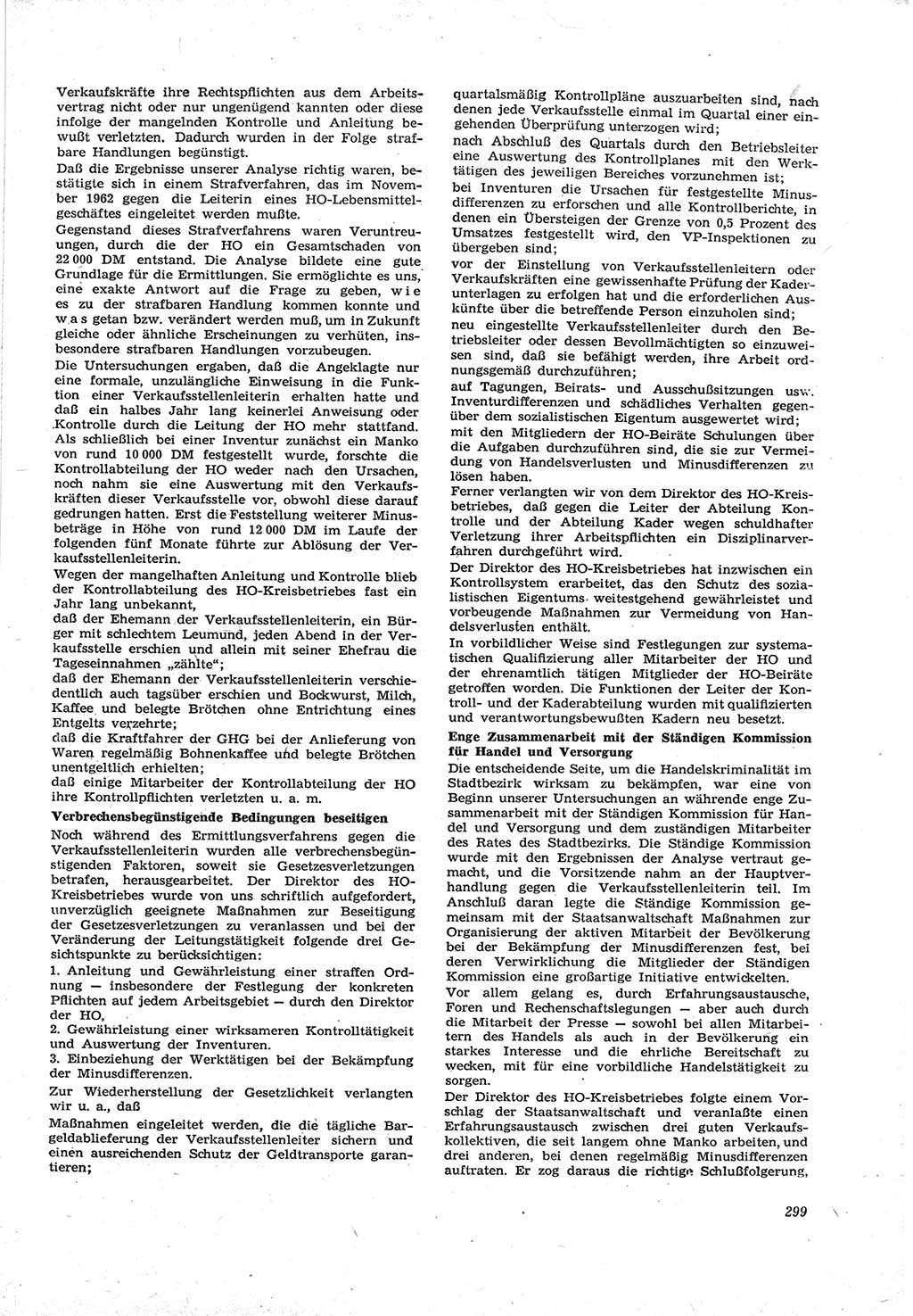 Neue Justiz (NJ), Zeitschrift für Recht und Rechtswissenschaft [Deutsche Demokratische Republik (DDR)], 17. Jahrgang 1963, Seite 299 (NJ DDR 1963, S. 299)