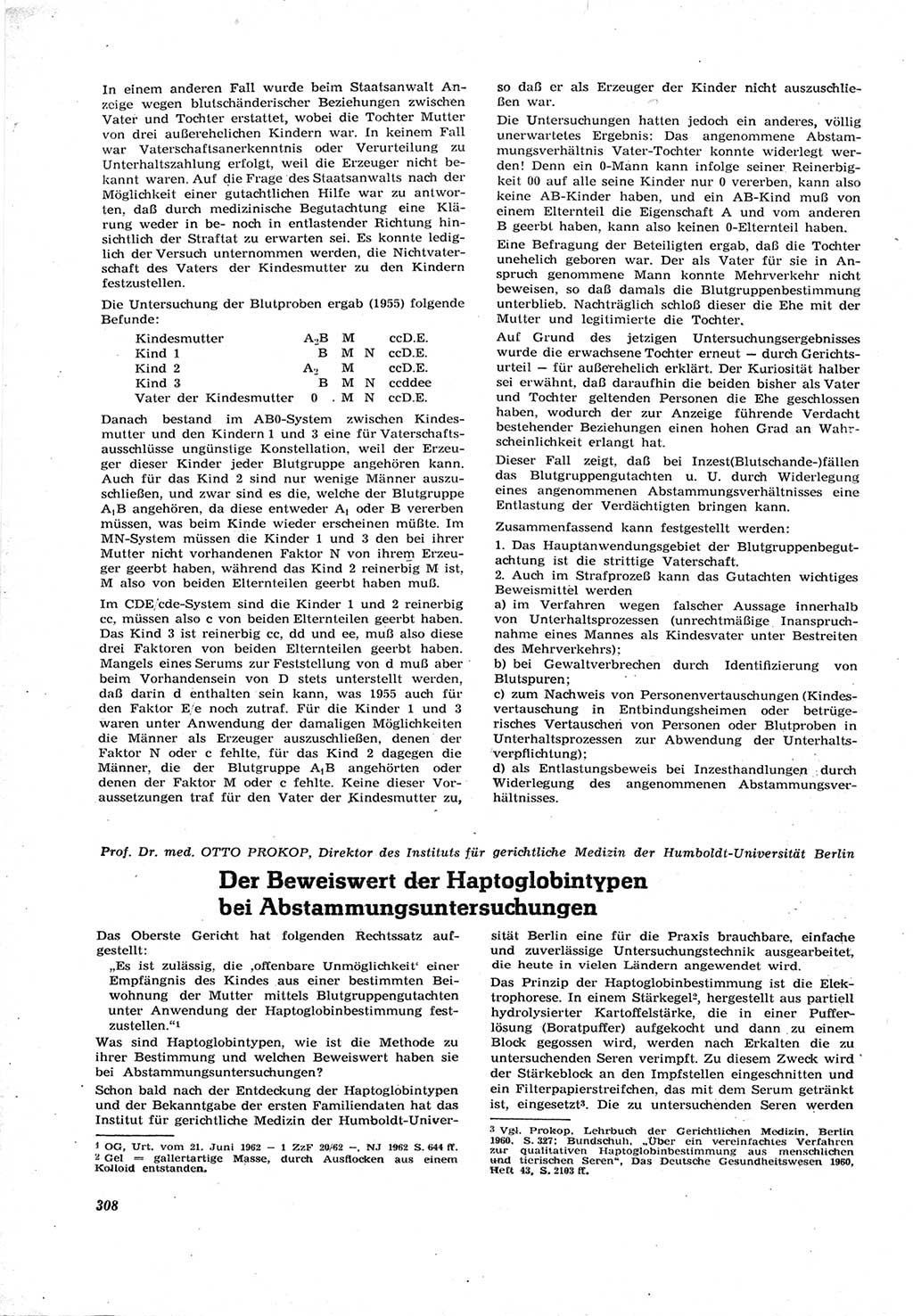 Neue Justiz (NJ), Zeitschrift für Recht und Rechtswissenschaft [Deutsche Demokratische Republik (DDR)], 17. Jahrgang 1963, Seite 308 (NJ DDR 1963, S. 308)