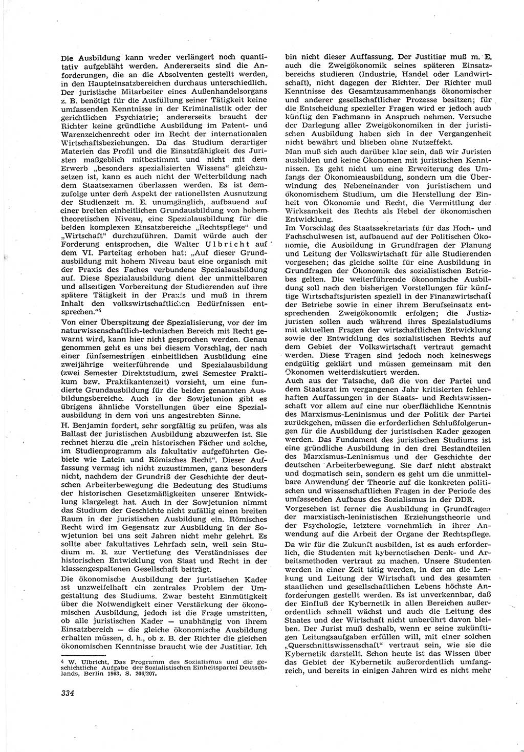 Neue Justiz (NJ), Zeitschrift für Recht und Rechtswissenschaft [Deutsche Demokratische Republik (DDR)], 17. Jahrgang 1963, Seite 334 (NJ DDR 1963, S. 334)