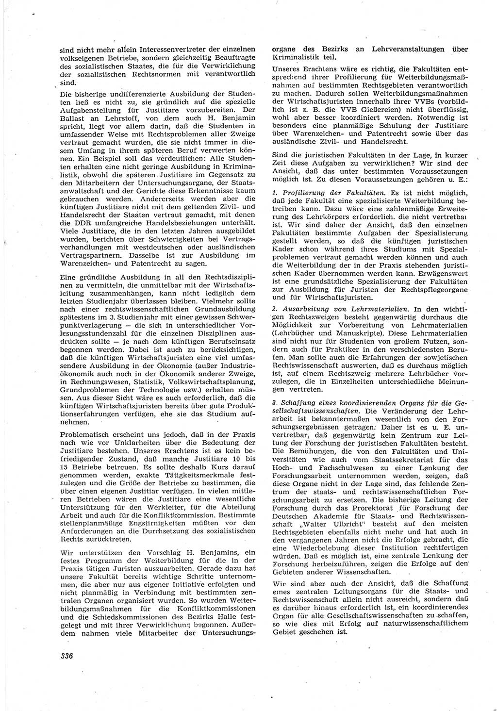 Neue Justiz (NJ), Zeitschrift für Recht und Rechtswissenschaft [Deutsche Demokratische Republik (DDR)], 17. Jahrgang 1963, Seite 336 (NJ DDR 1963, S. 336)