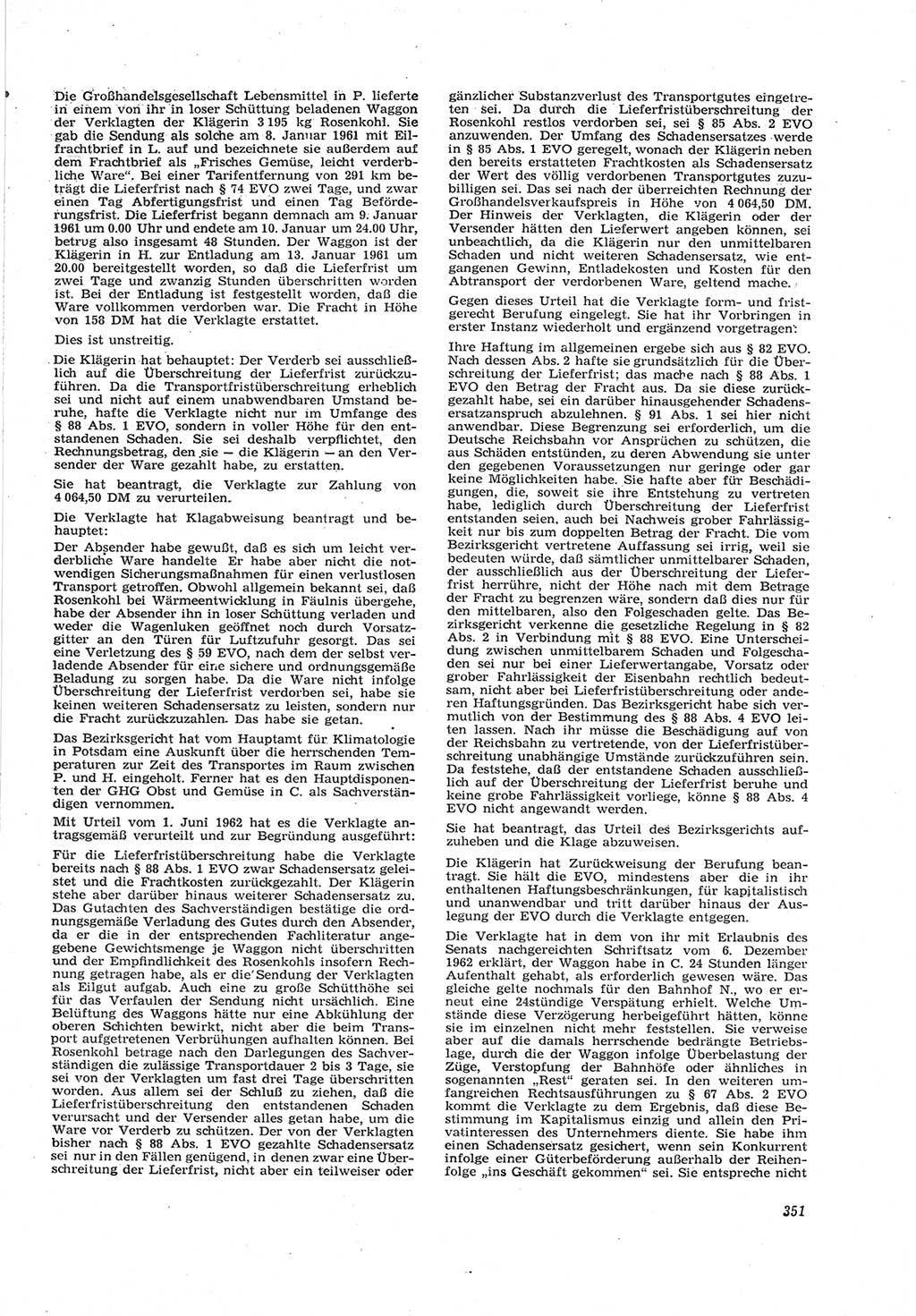 Neue Justiz (NJ), Zeitschrift für Recht und Rechtswissenschaft [Deutsche Demokratische Republik (DDR)], 17. Jahrgang 1963, Seite 351 (NJ DDR 1963, S. 351)