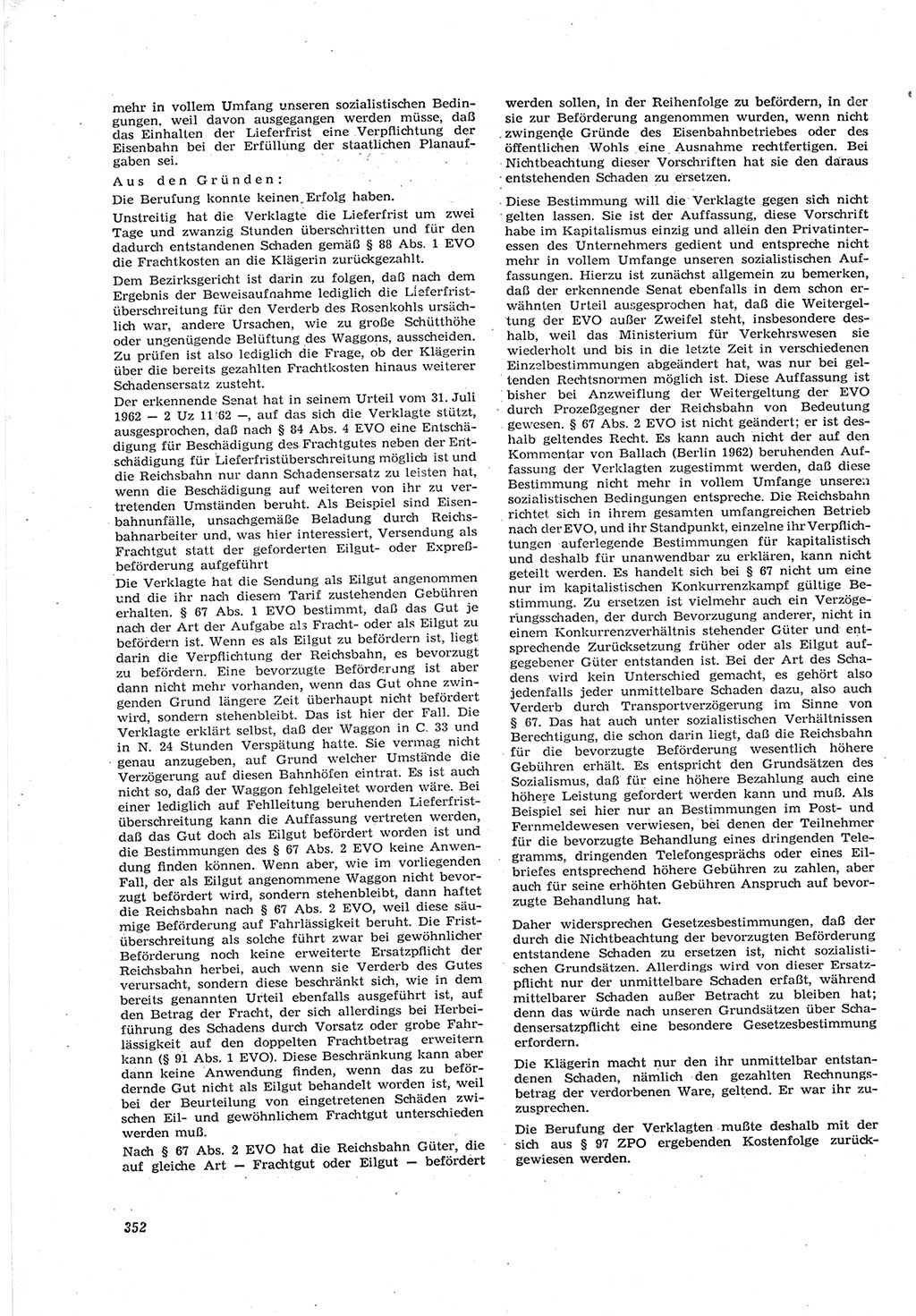 Neue Justiz (NJ), Zeitschrift für Recht und Rechtswissenschaft [Deutsche Demokratische Republik (DDR)], 17. Jahrgang 1963, Seite 352 (NJ DDR 1963, S. 352)