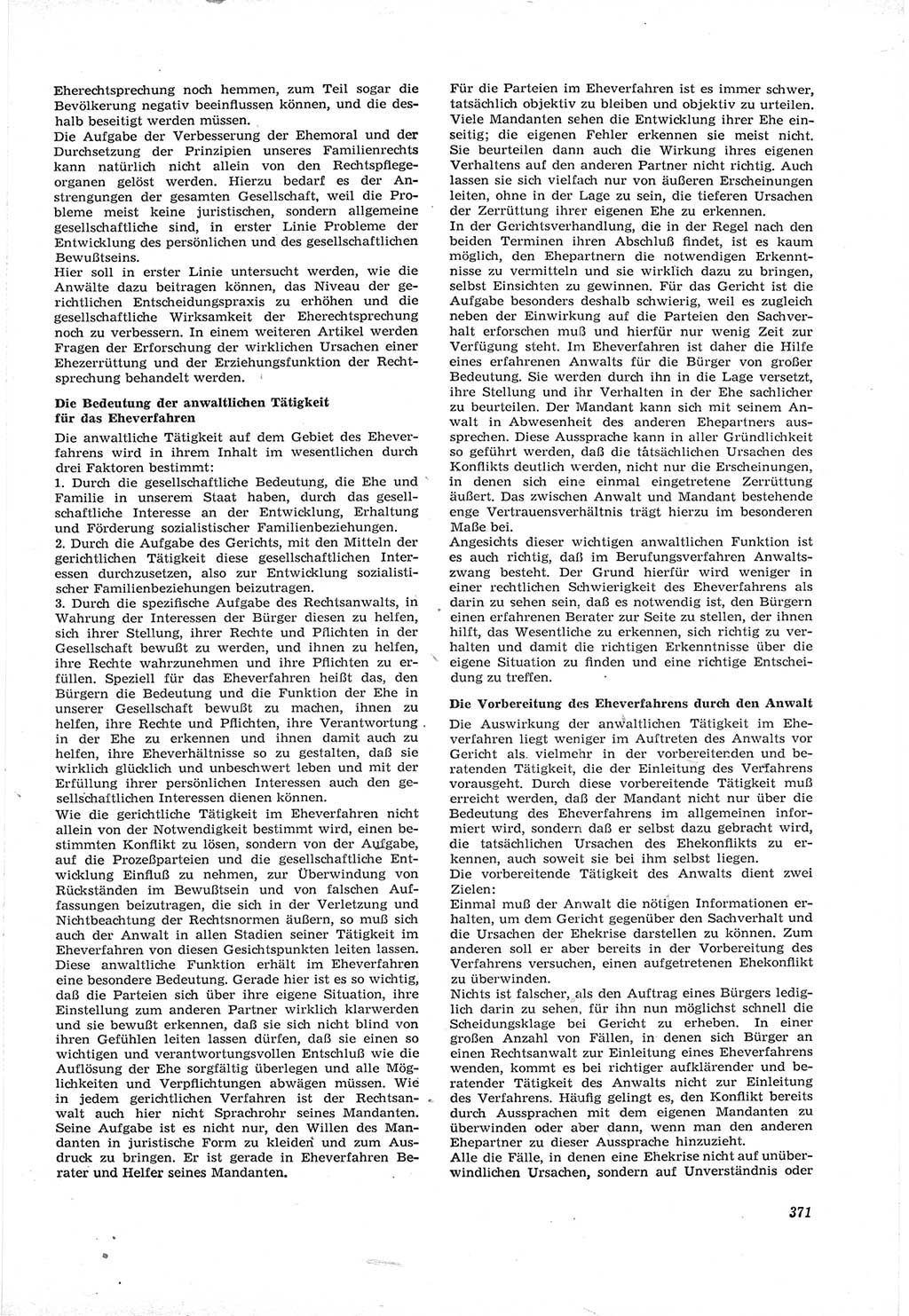 Neue Justiz (NJ), Zeitschrift für Recht und Rechtswissenschaft [Deutsche Demokratische Republik (DDR)], 17. Jahrgang 1963, Seite 371 (NJ DDR 1963, S. 371)