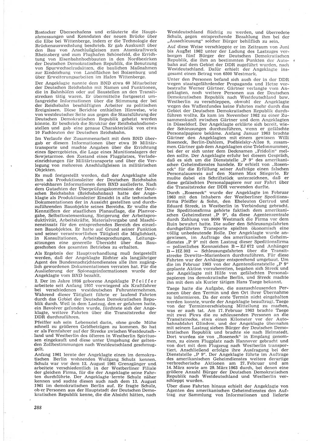 Neue Justiz (NJ), Zeitschrift für Recht und Rechtswissenschaft [Deutsche Demokratische Republik (DDR)], 17. Jahrgang 1963, Seite 388 (NJ DDR 1963, S. 388)