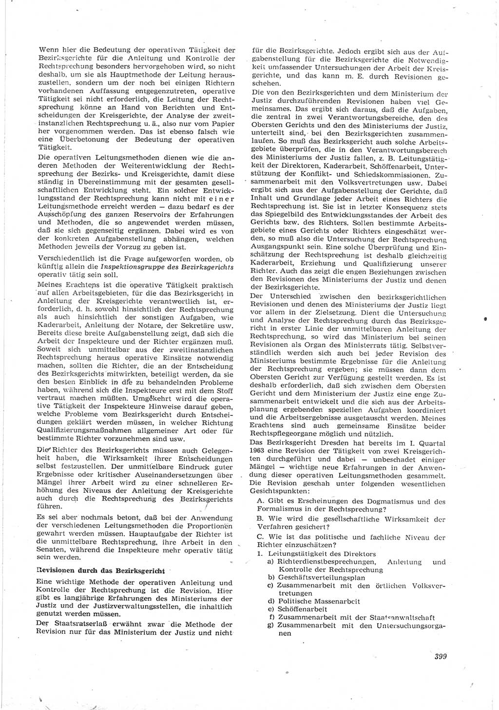 Neue Justiz (NJ), Zeitschrift für Recht und Rechtswissenschaft [Deutsche Demokratische Republik (DDR)], 17. Jahrgang 1963, Seite 399 (NJ DDR 1963, S. 399)