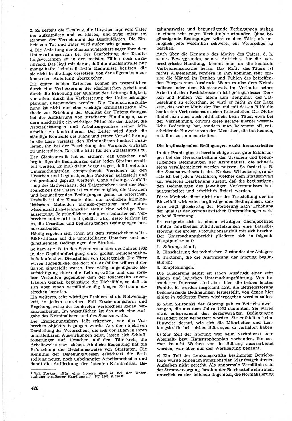 Neue Justiz (NJ), Zeitschrift für Recht und Rechtswissenschaft [Deutsche Demokratische Republik (DDR)], 17. Jahrgang 1963, Seite 426 (NJ DDR 1963, S. 426)