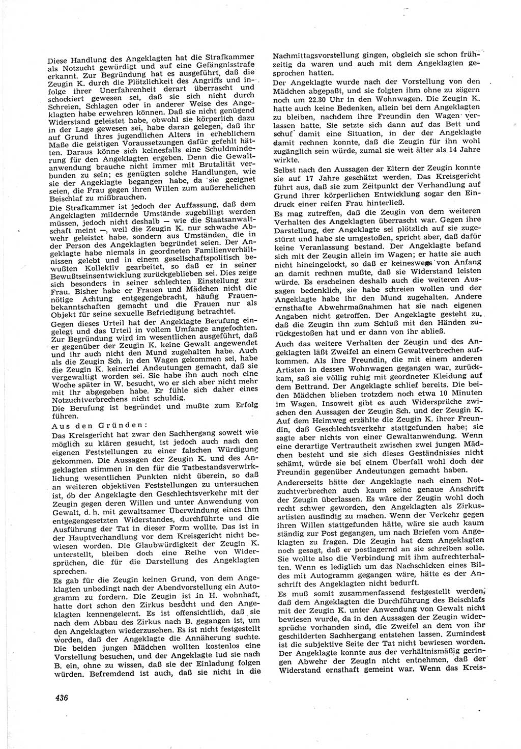 Neue Justiz (NJ), Zeitschrift für Recht und Rechtswissenschaft [Deutsche Demokratische Republik (DDR)], 17. Jahrgang 1963, Seite 436 (NJ DDR 1963, S. 436)