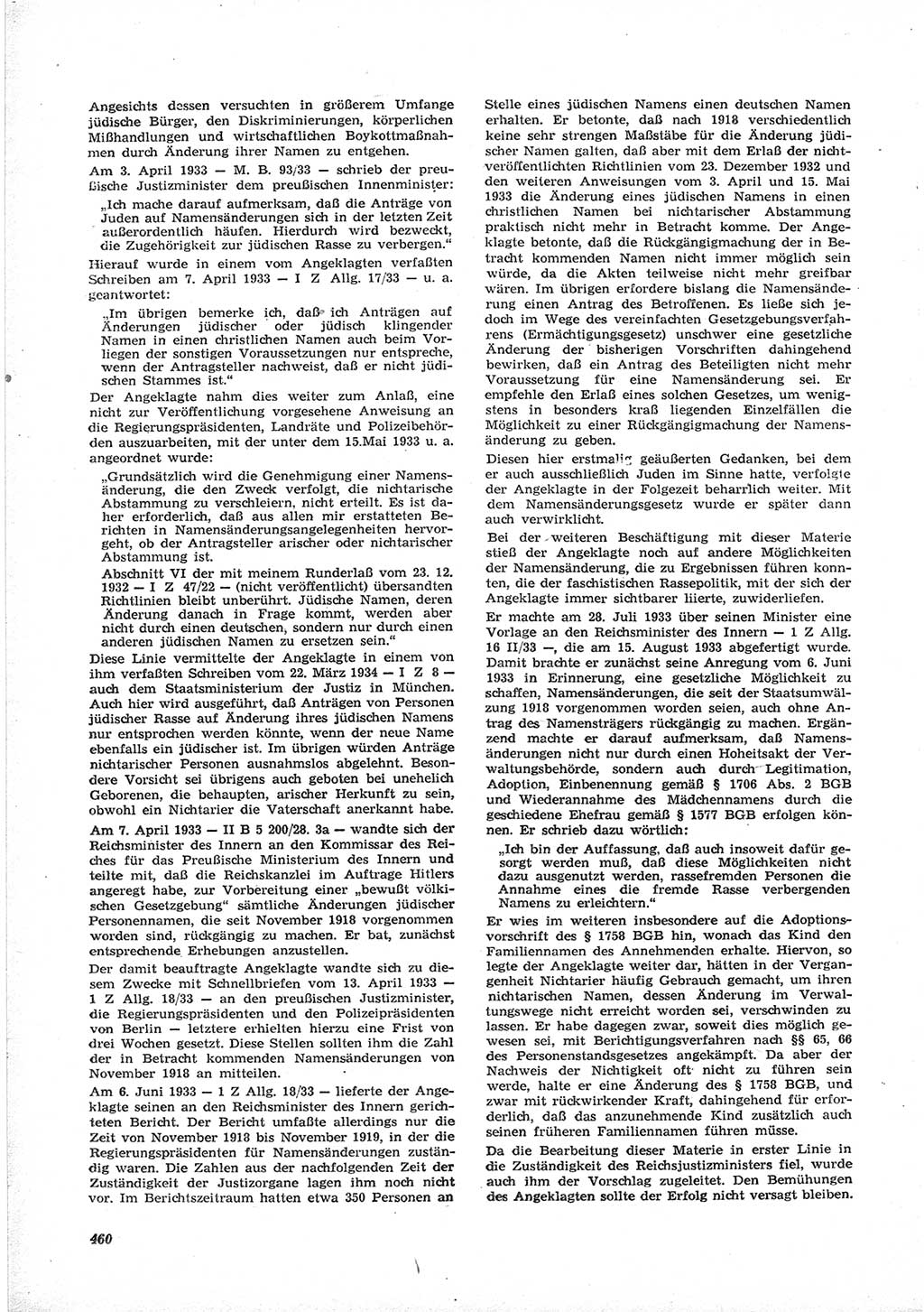 Neue Justiz (NJ), Zeitschrift für Recht und Rechtswissenschaft [Deutsche Demokratische Republik (DDR)], 17. Jahrgang 1963, Seite 460 (NJ DDR 1963, S. 460)