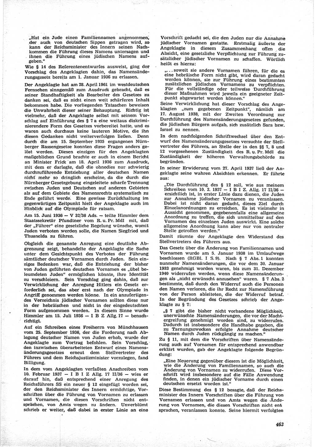 Neue Justiz (NJ), Zeitschrift für Recht und Rechtswissenschaft [Deutsche Demokratische Republik (DDR)], 17. Jahrgang 1963, Seite 463 (NJ DDR 1963, S. 463)