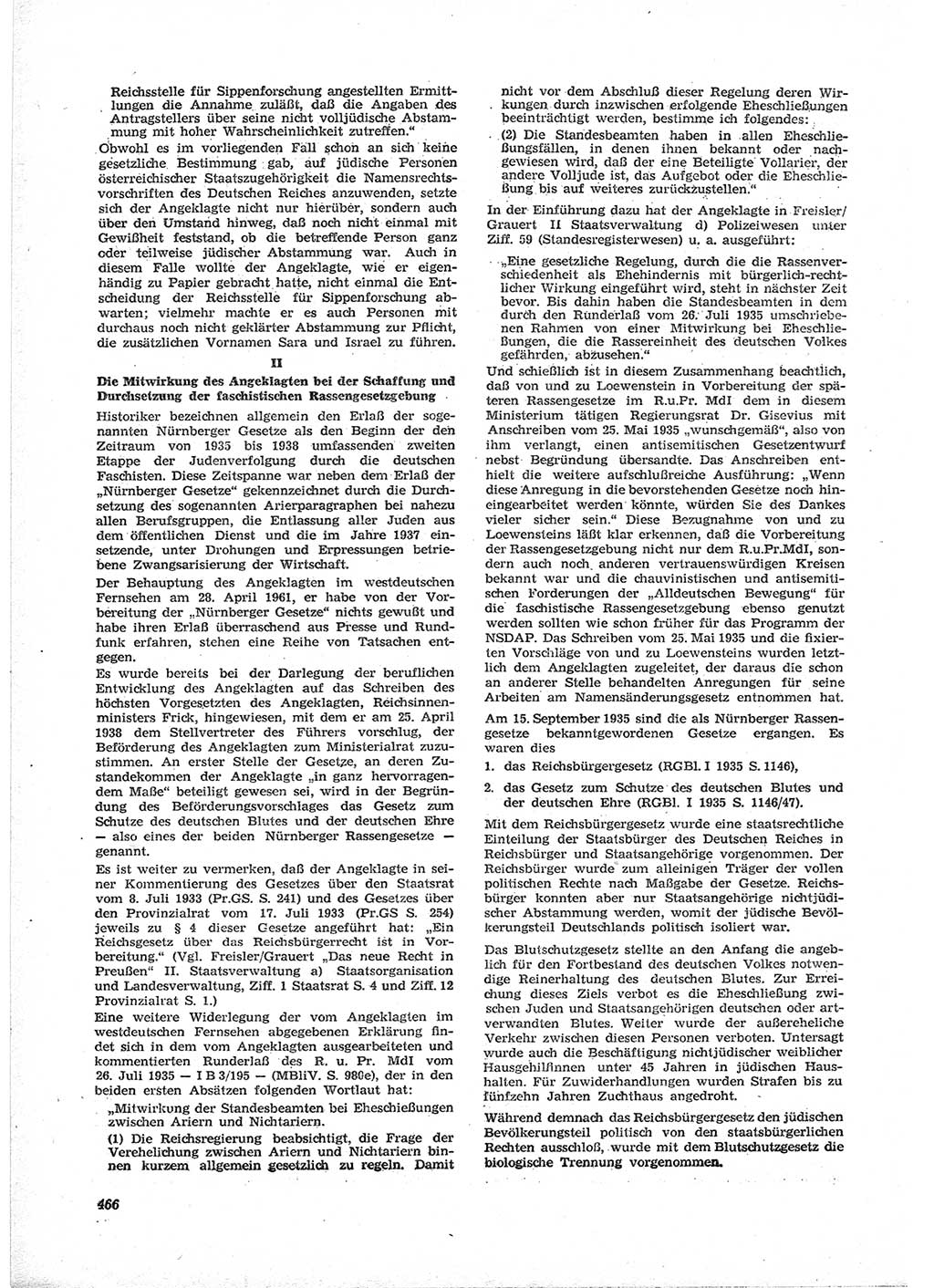 Neue Justiz (NJ), Zeitschrift für Recht und Rechtswissenschaft [Deutsche Demokratische Republik (DDR)], 17. Jahrgang 1963, Seite 466 (NJ DDR 1963, S. 466)