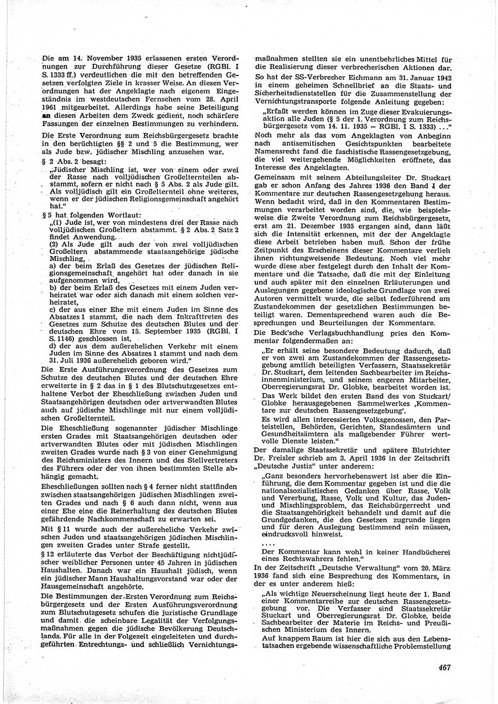 Neue Justiz (NJ), Zeitschrift für Recht und Rechtswissenschaft [Deutsche Demokratische Republik (DDR)], 17. Jahrgang 1963, Seite 467 (NJ DDR 1963, S. 467)