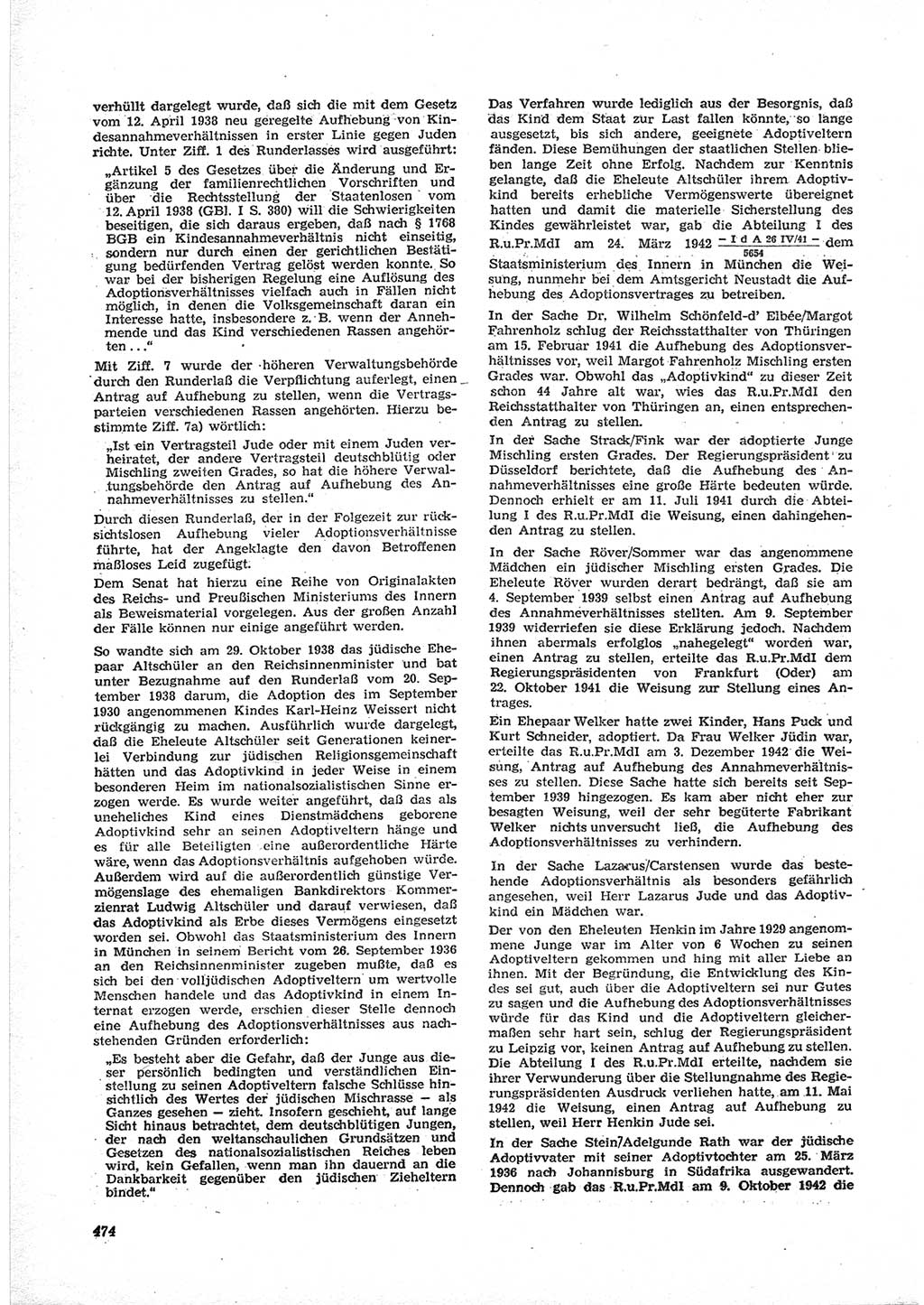 Neue Justiz (NJ), Zeitschrift für Recht und Rechtswissenschaft [Deutsche Demokratische Republik (DDR)], 17. Jahrgang 1963, Seite 474 (NJ DDR 1963, S. 474)