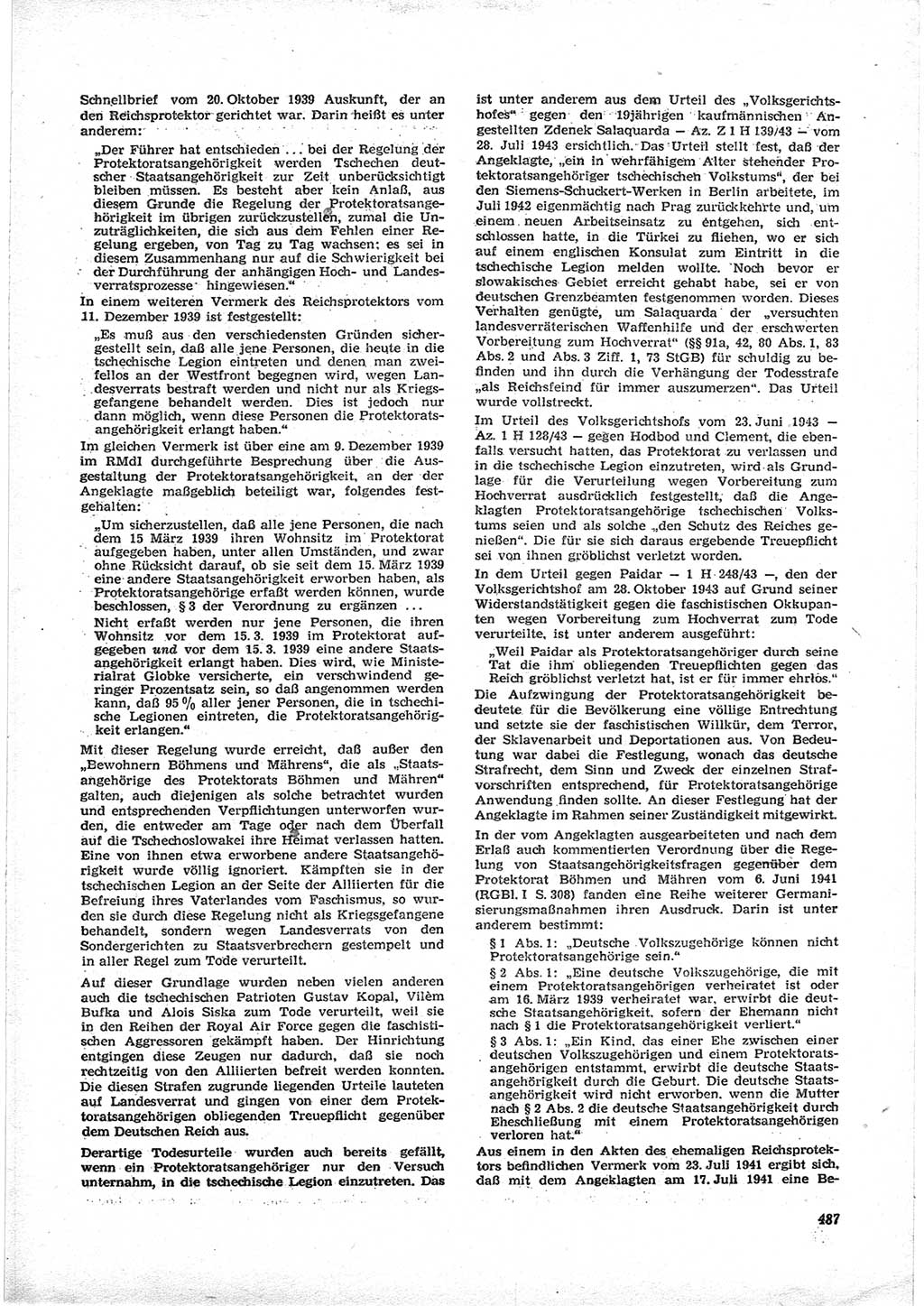 Neue Justiz (NJ), Zeitschrift für Recht und Rechtswissenschaft [Deutsche Demokratische Republik (DDR)], 17. Jahrgang 1963, Seite 487 (NJ DDR 1963, S. 487)