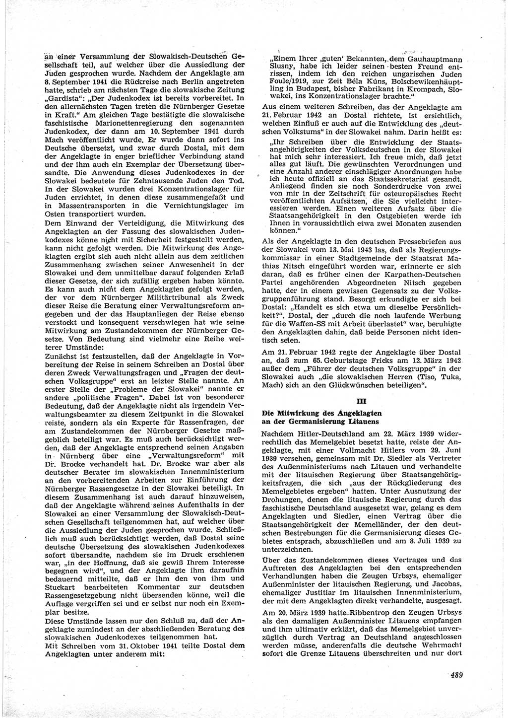 Neue Justiz (NJ), Zeitschrift für Recht und Rechtswissenschaft [Deutsche Demokratische Republik (DDR)], 17. Jahrgang 1963, Seite 489 (NJ DDR 1963, S. 489)
