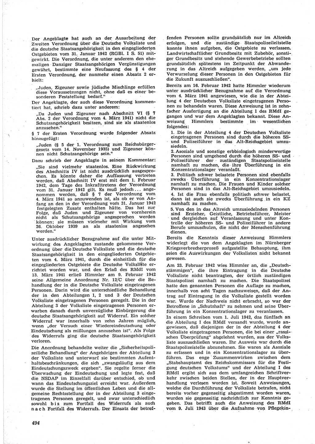 Neue Justiz (NJ), Zeitschrift für Recht und Rechtswissenschaft [Deutsche Demokratische Republik (DDR)], 17. Jahrgang 1963, Seite 494 (NJ DDR 1963, S. 494)