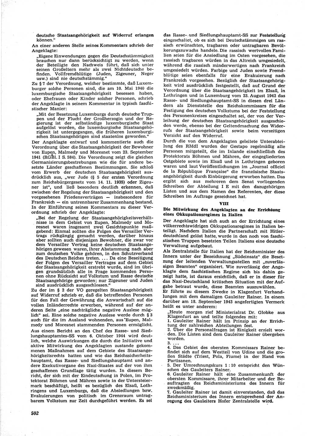 Neue Justiz (NJ), Zeitschrift für Recht und Rechtswissenschaft [Deutsche Demokratische Republik (DDR)], 17. Jahrgang 1963, Seite 502 (NJ DDR 1963, S. 502)