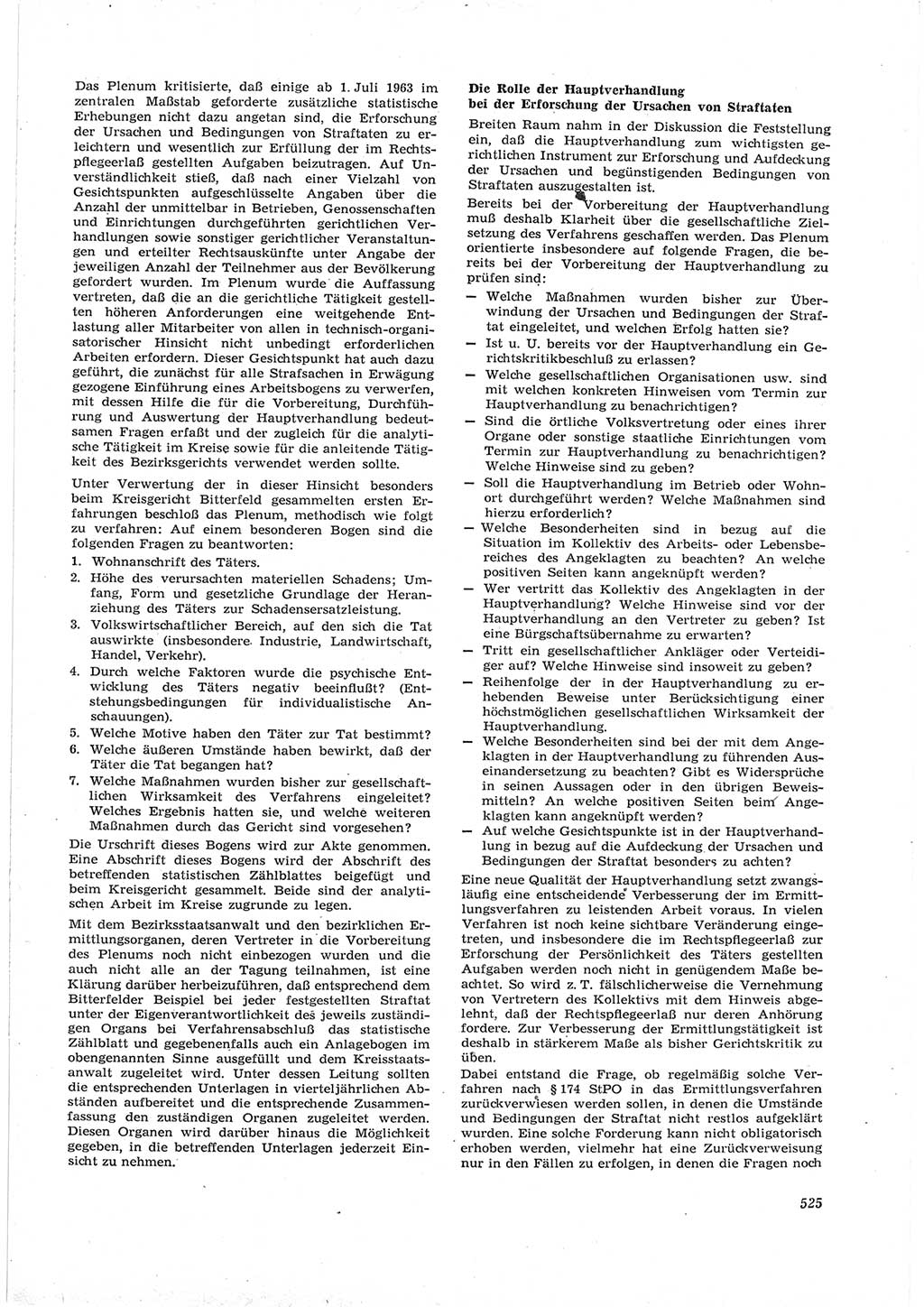 Neue Justiz (NJ), Zeitschrift für Recht und Rechtswissenschaft [Deutsche Demokratische Republik (DDR)], 17. Jahrgang 1963, Seite 525 (NJ DDR 1963, S. 525)