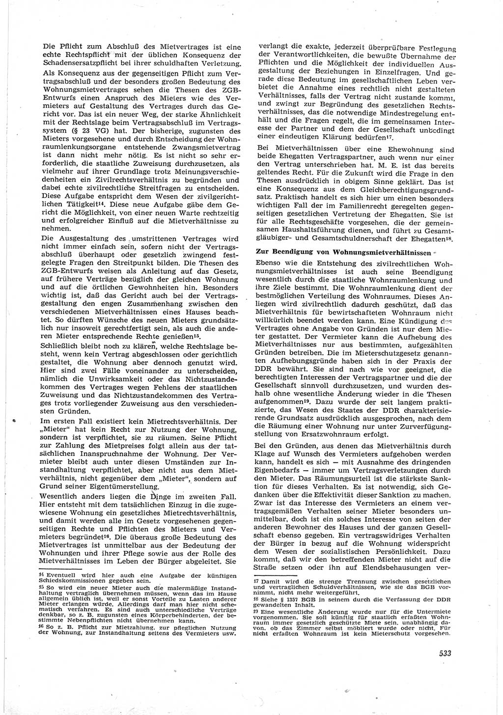 Neue Justiz (NJ), Zeitschrift für Recht und Rechtswissenschaft [Deutsche Demokratische Republik (DDR)], 17. Jahrgang 1963, Seite 533 (NJ DDR 1963, S. 533)