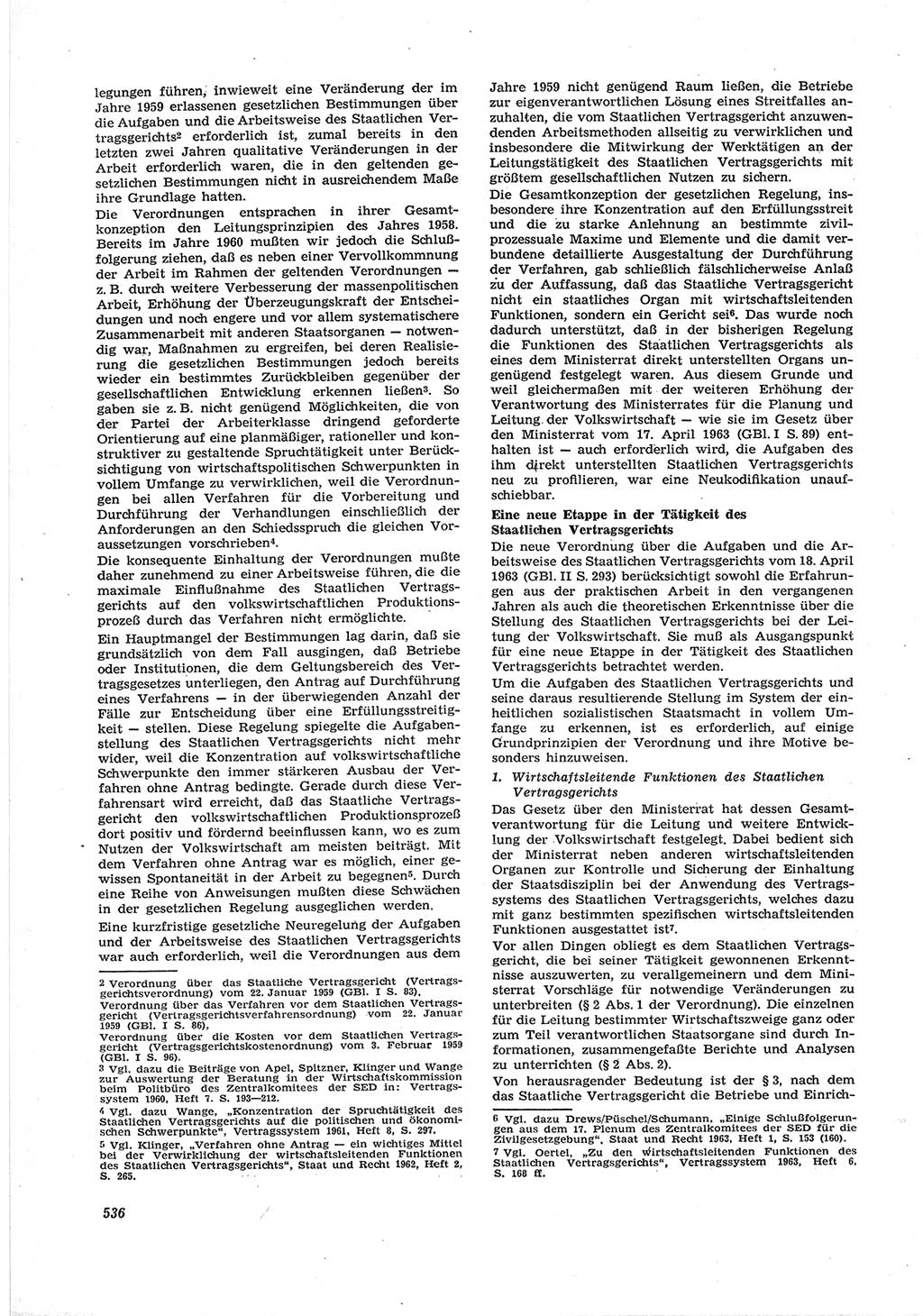 Neue Justiz (NJ), Zeitschrift für Recht und Rechtswissenschaft [Deutsche Demokratische Republik (DDR)], 17. Jahrgang 1963, Seite 536 (NJ DDR 1963, S. 536)