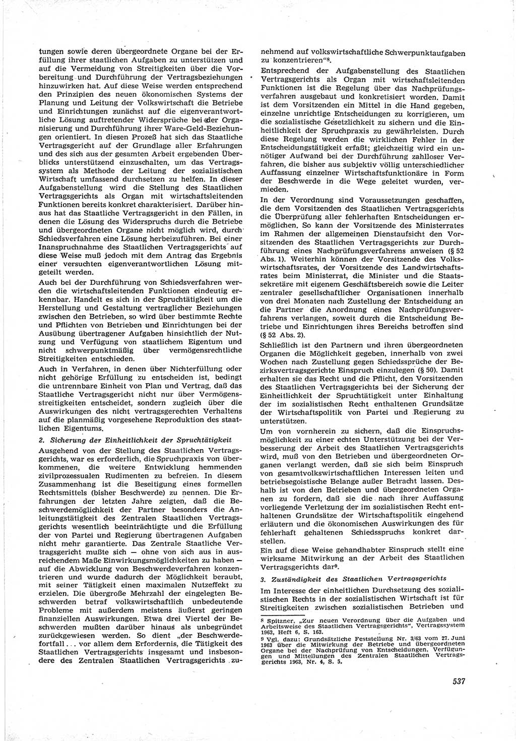 Neue Justiz (NJ), Zeitschrift für Recht und Rechtswissenschaft [Deutsche Demokratische Republik (DDR)], 17. Jahrgang 1963, Seite 537 (NJ DDR 1963, S. 537)