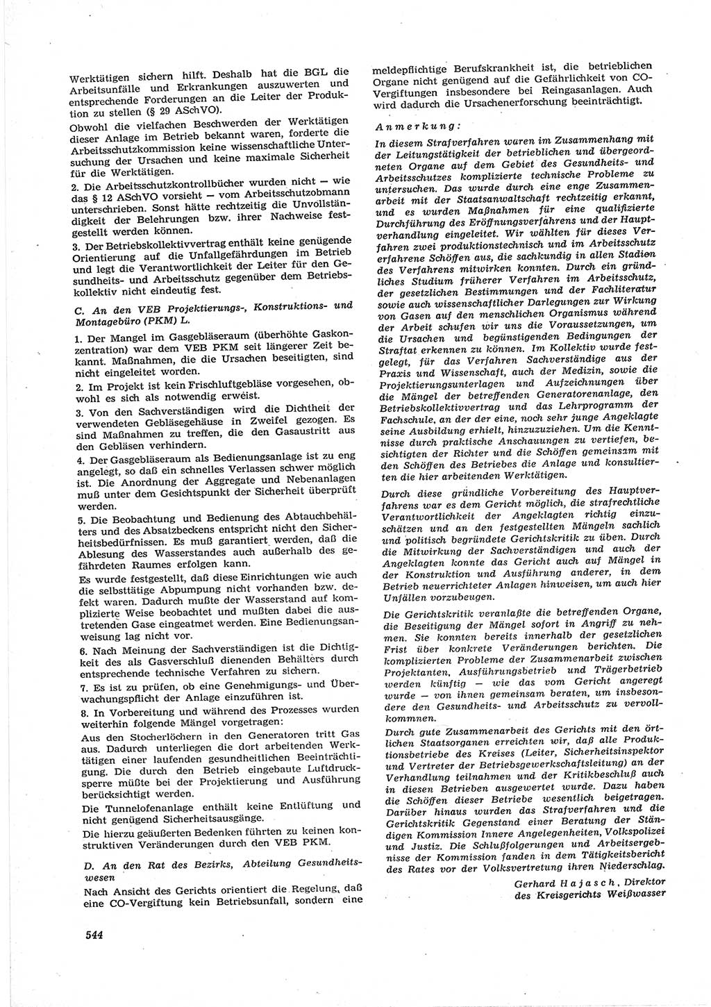 Neue Justiz (NJ), Zeitschrift für Recht und Rechtswissenschaft [Deutsche Demokratische Republik (DDR)], 17. Jahrgang 1963, Seite 544 (NJ DDR 1963, S. 544)