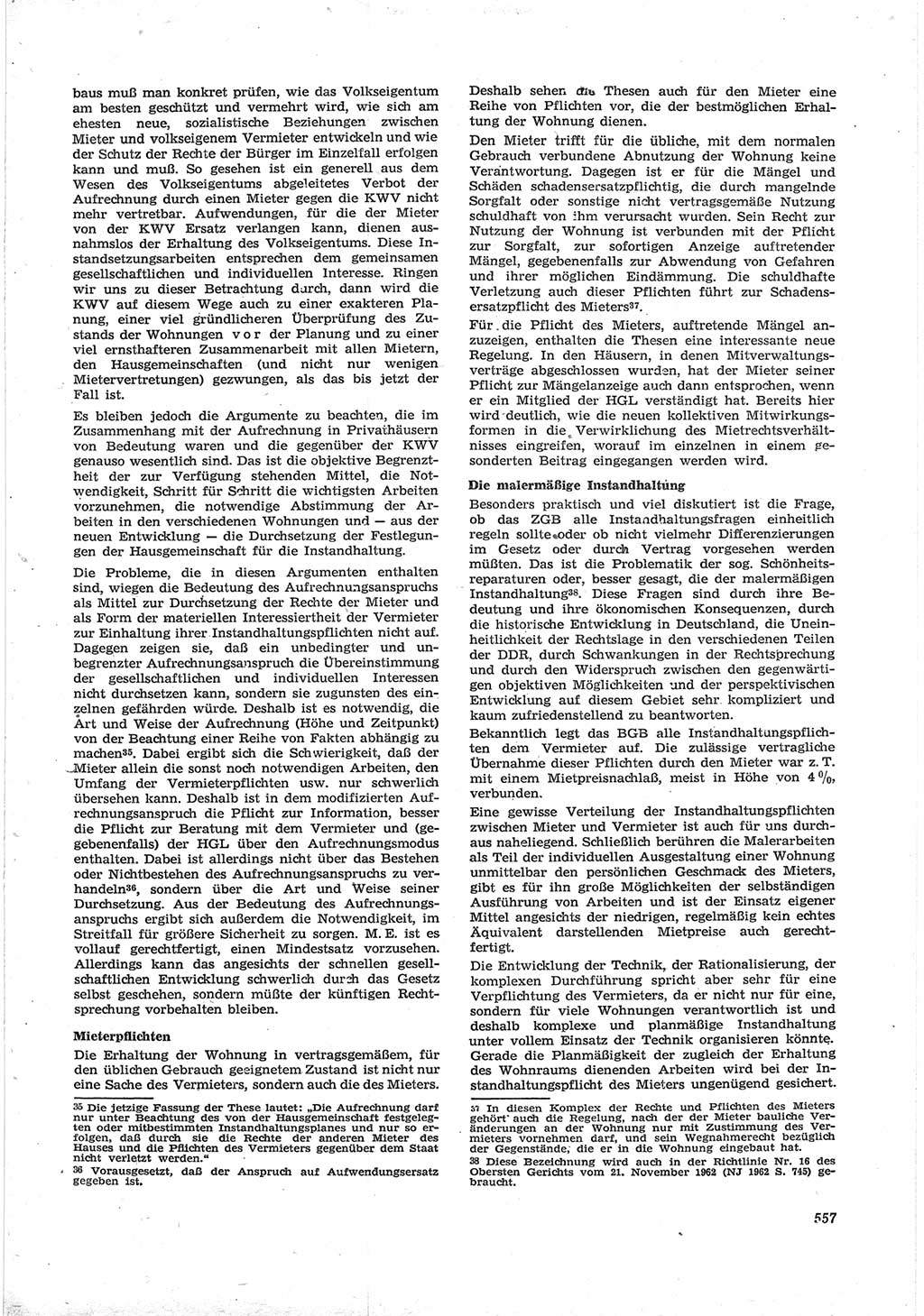 Neue Justiz (NJ), Zeitschrift für Recht und Rechtswissenschaft [Deutsche Demokratische Republik (DDR)], 17. Jahrgang 1963, Seite 557 (NJ DDR 1963, S. 557)