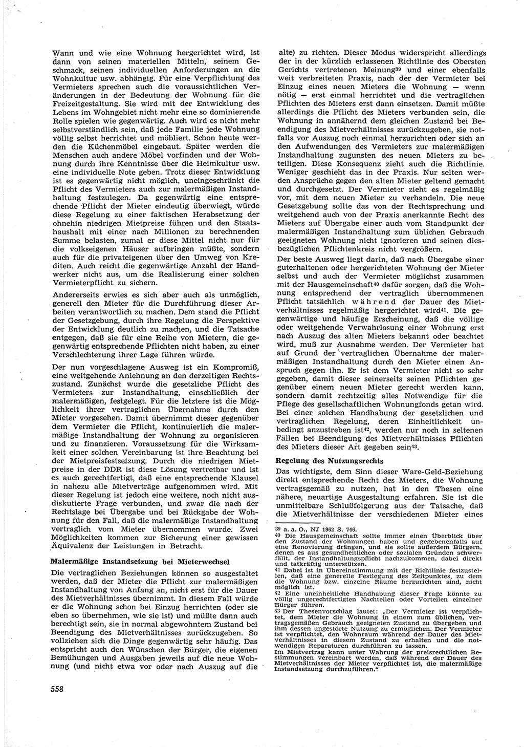 Neue Justiz (NJ), Zeitschrift für Recht und Rechtswissenschaft [Deutsche Demokratische Republik (DDR)], 17. Jahrgang 1963, Seite 558 (NJ DDR 1963, S. 558)