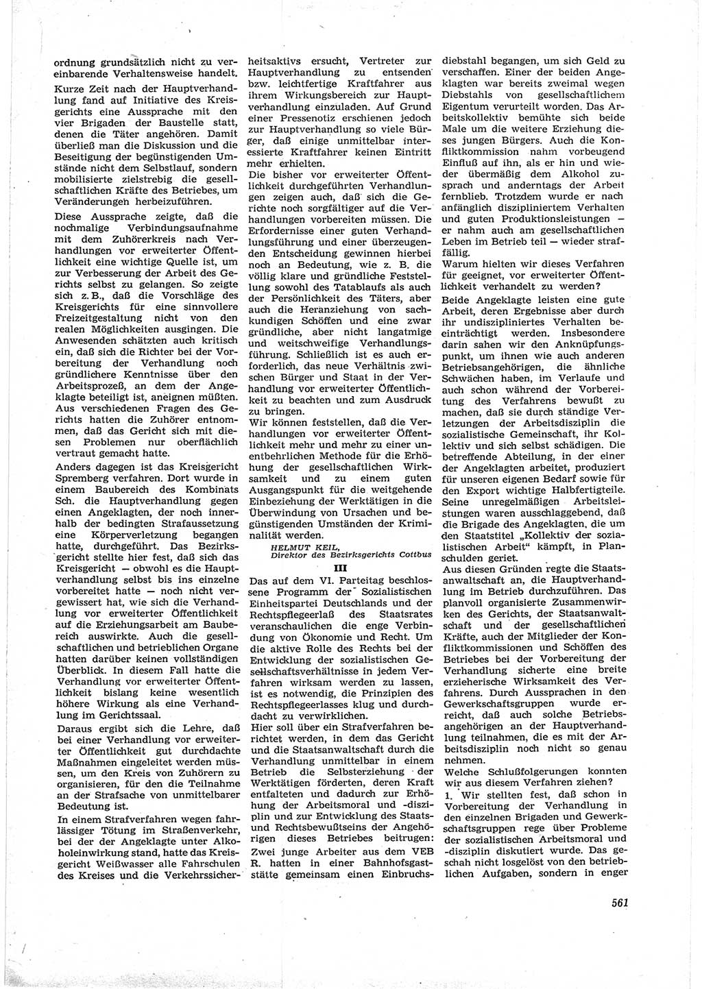Neue Justiz (NJ), Zeitschrift für Recht und Rechtswissenschaft [Deutsche Demokratische Republik (DDR)], 17. Jahrgang 1963, Seite 561 (NJ DDR 1963, S. 561)