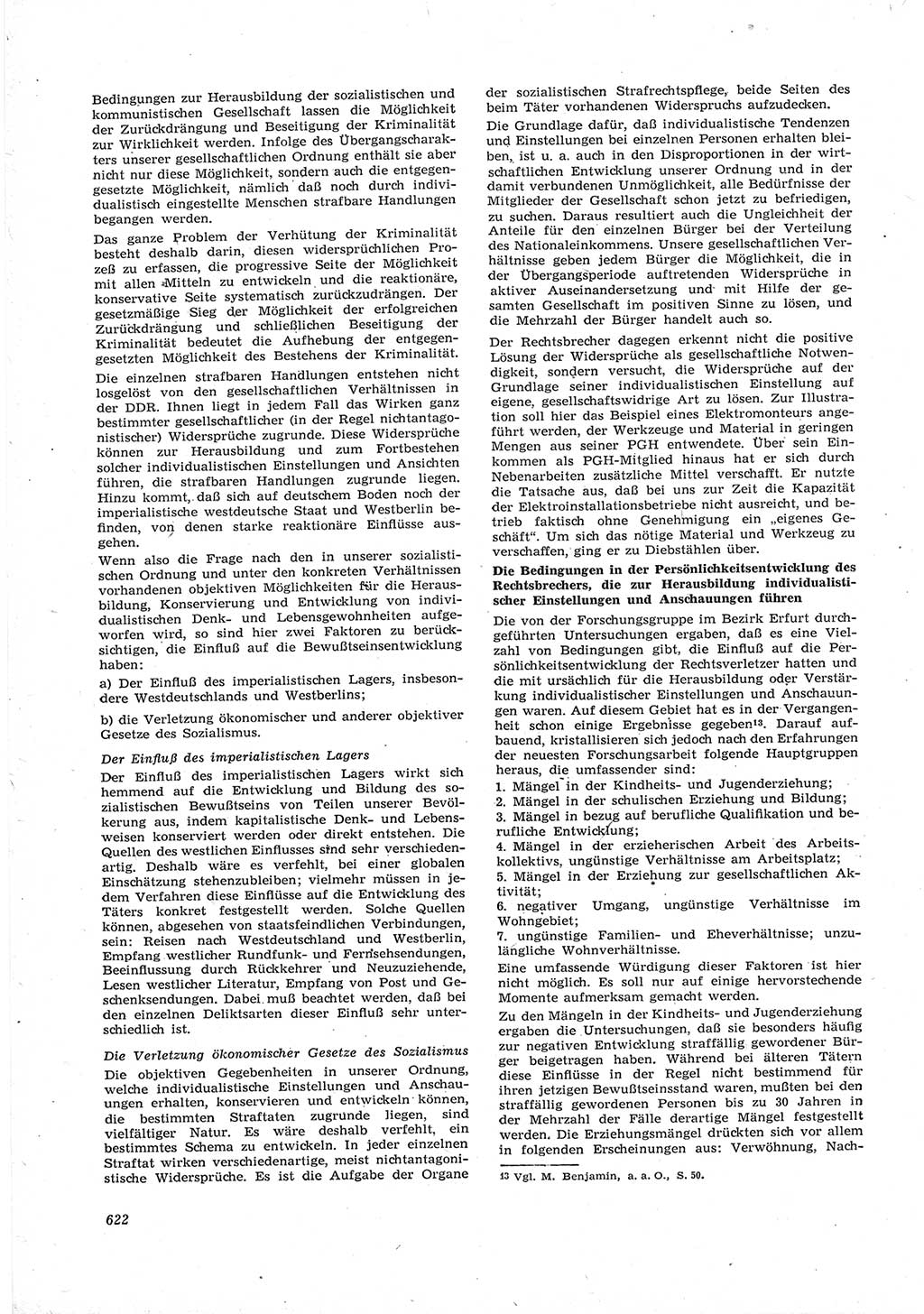 Neue Justiz (NJ), Zeitschrift für Recht und Rechtswissenschaft [Deutsche Demokratische Republik (DDR)], 17. Jahrgang 1963, Seite 622 (NJ DDR 1963, S. 622)