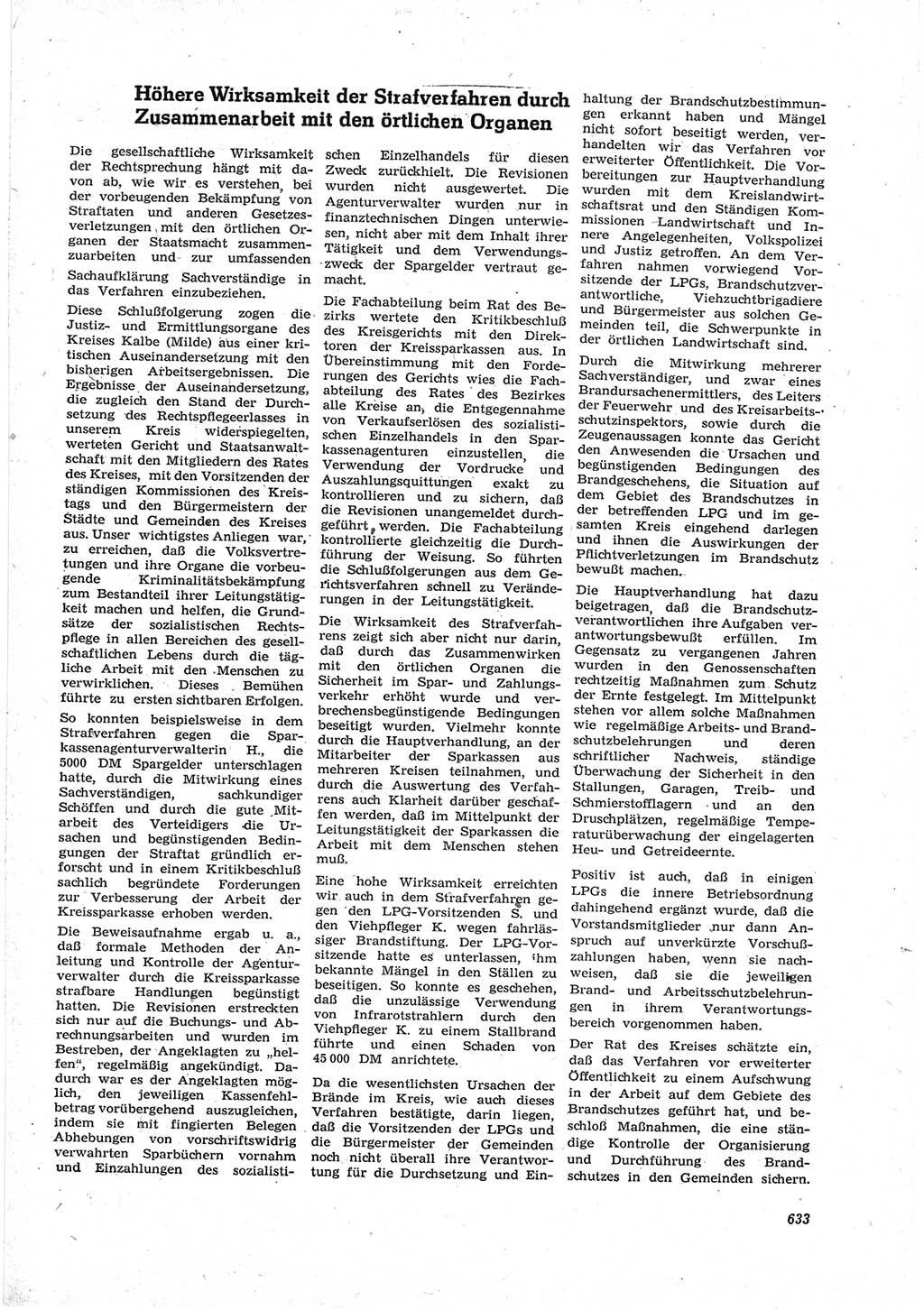 Neue Justiz (NJ), Zeitschrift für Recht und Rechtswissenschaft [Deutsche Demokratische Republik (DDR)], 17. Jahrgang 1963, Seite 633 (NJ DDR 1963, S. 633)