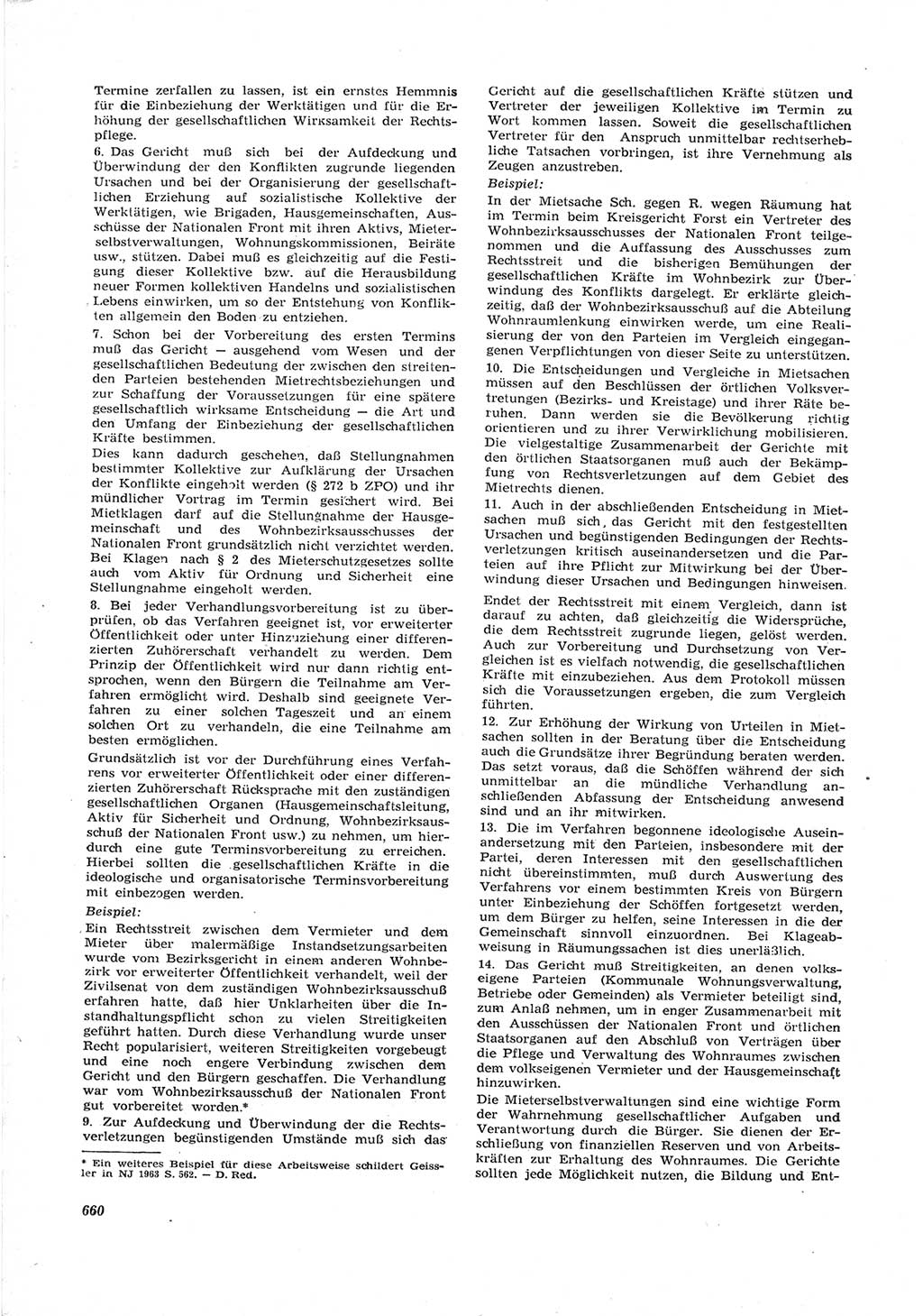 Neue Justiz (NJ), Zeitschrift für Recht und Rechtswissenschaft [Deutsche Demokratische Republik (DDR)], 17. Jahrgang 1963, Seite 660 (NJ DDR 1963, S. 660)