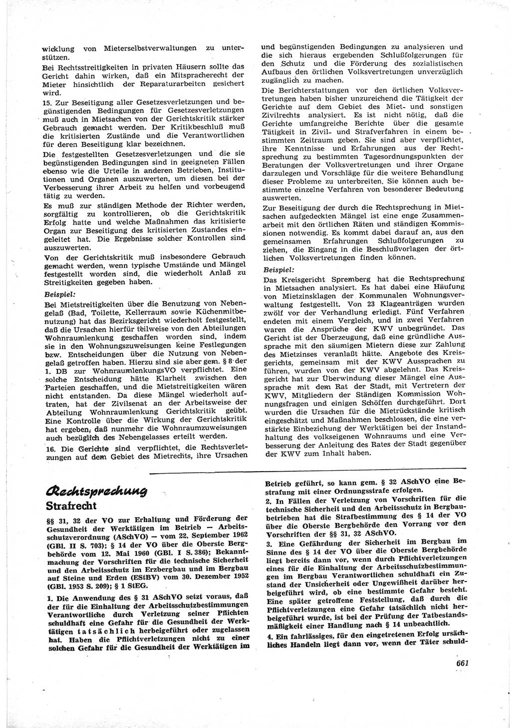 Neue Justiz (NJ), Zeitschrift für Recht und Rechtswissenschaft [Deutsche Demokratische Republik (DDR)], 17. Jahrgang 1963, Seite 661 (NJ DDR 1963, S. 661)