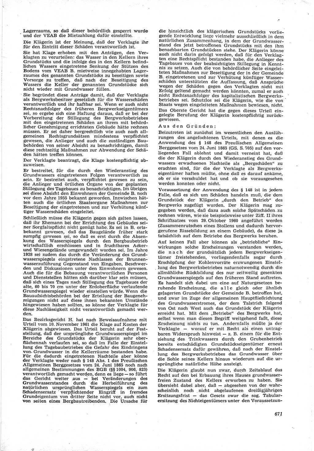 Neue Justiz (NJ), Zeitschrift für Recht und Rechtswissenschaft [Deutsche Demokratische Republik (DDR)], 17. Jahrgang 1963, Seite 671 (NJ DDR 1963, S. 671)