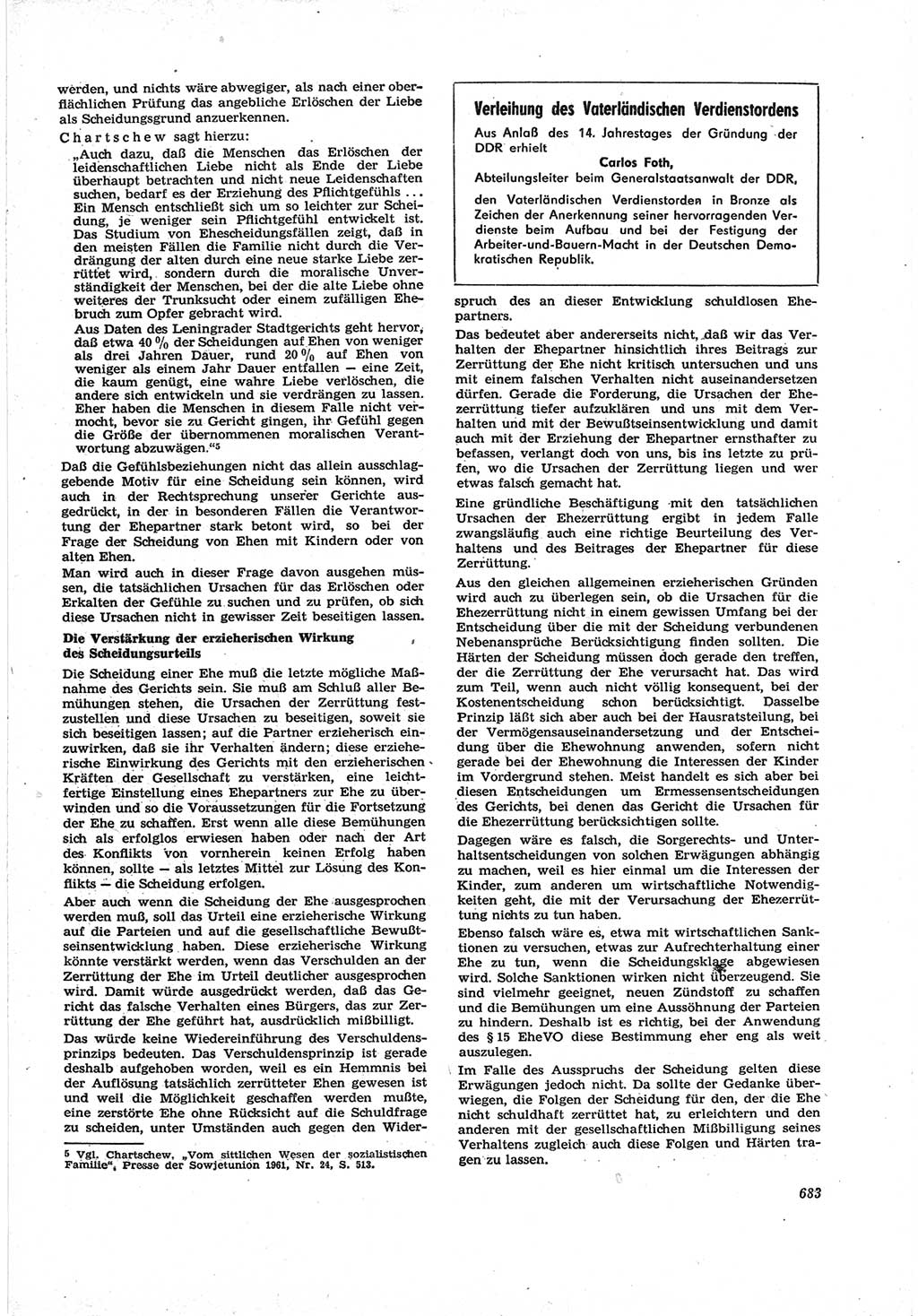 Neue Justiz (NJ), Zeitschrift für Recht und Rechtswissenschaft [Deutsche Demokratische Republik (DDR)], 17. Jahrgang 1963, Seite 683 (NJ DDR 1963, S. 683)