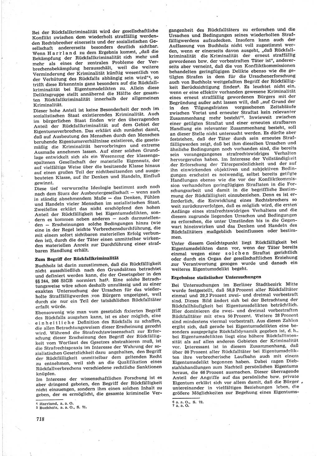 Neue Justiz (NJ), Zeitschrift für Recht und Rechtswissenschaft [Deutsche Demokratische Republik (DDR)], 17. Jahrgang 1963, Seite 718 (NJ DDR 1963, S. 718)