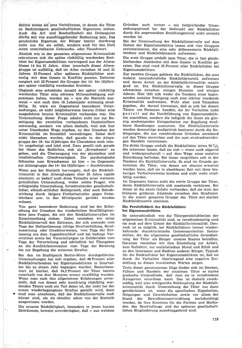 Neue Justiz (NJ), Zeitschrift für Recht und Rechtswissenschaft [Deutsche Demokratische Republik (DDR)], 17. Jahrgang 1963, Seite 719 (NJ DDR 1963, S. 719)