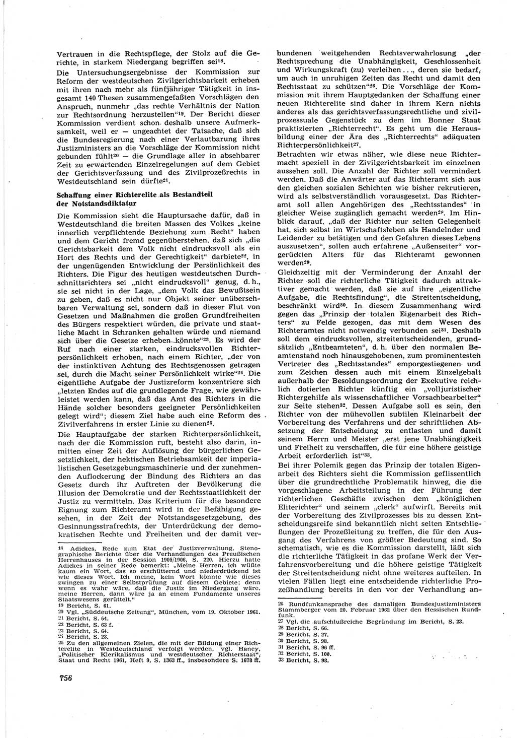 Neue Justiz (NJ), Zeitschrift für Recht und Rechtswissenschaft [Deutsche Demokratische Republik (DDR)], 17. Jahrgang 1963, Seite 756 (NJ DDR 1963, S. 756)