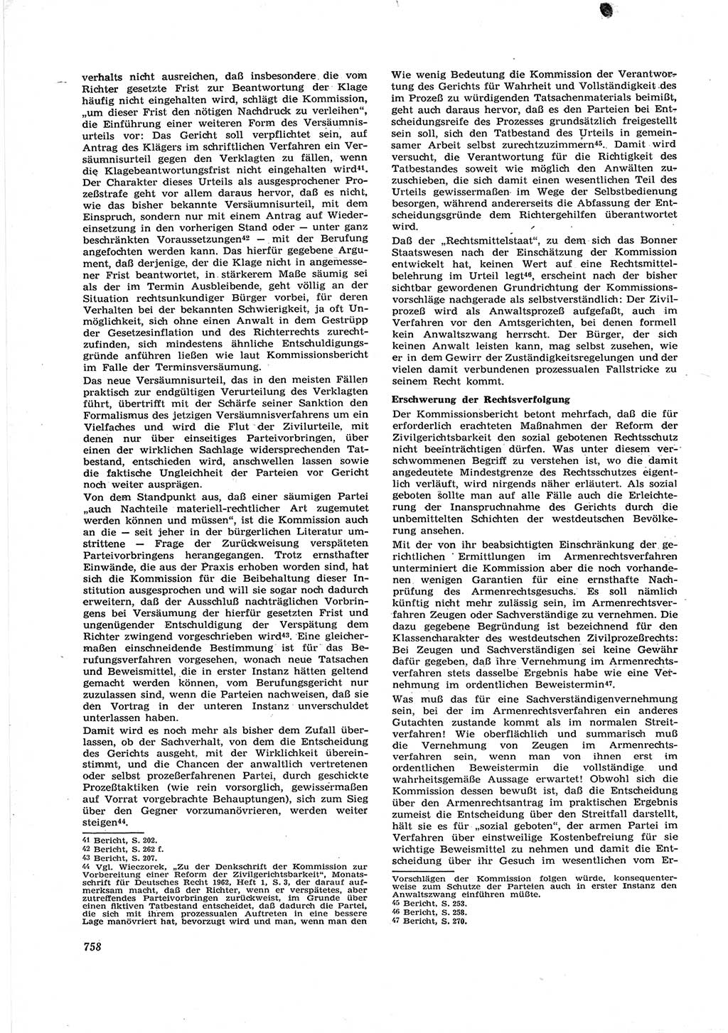 Neue Justiz (NJ), Zeitschrift für Recht und Rechtswissenschaft [Deutsche Demokratische Republik (DDR)], 17. Jahrgang 1963, Seite 758 (NJ DDR 1963, S. 758)