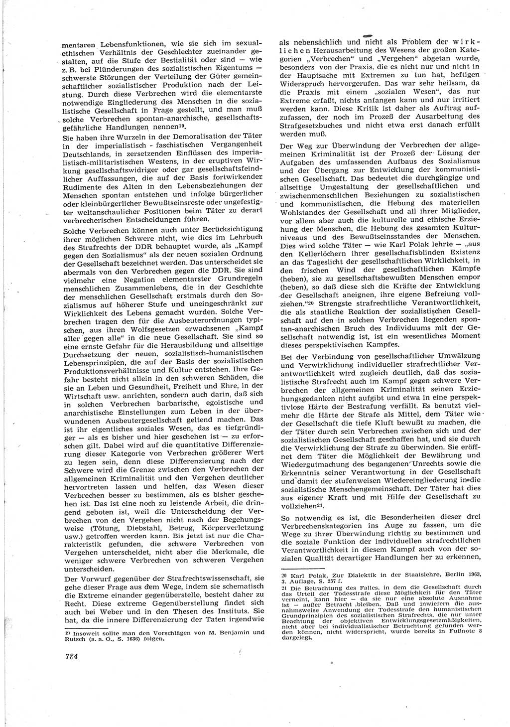 Neue Justiz (NJ), Zeitschrift für Recht und Rechtswissenschaft [Deutsche Demokratische Republik (DDR)], 17. Jahrgang 1963, Seite 784 (NJ DDR 1963, S. 784)