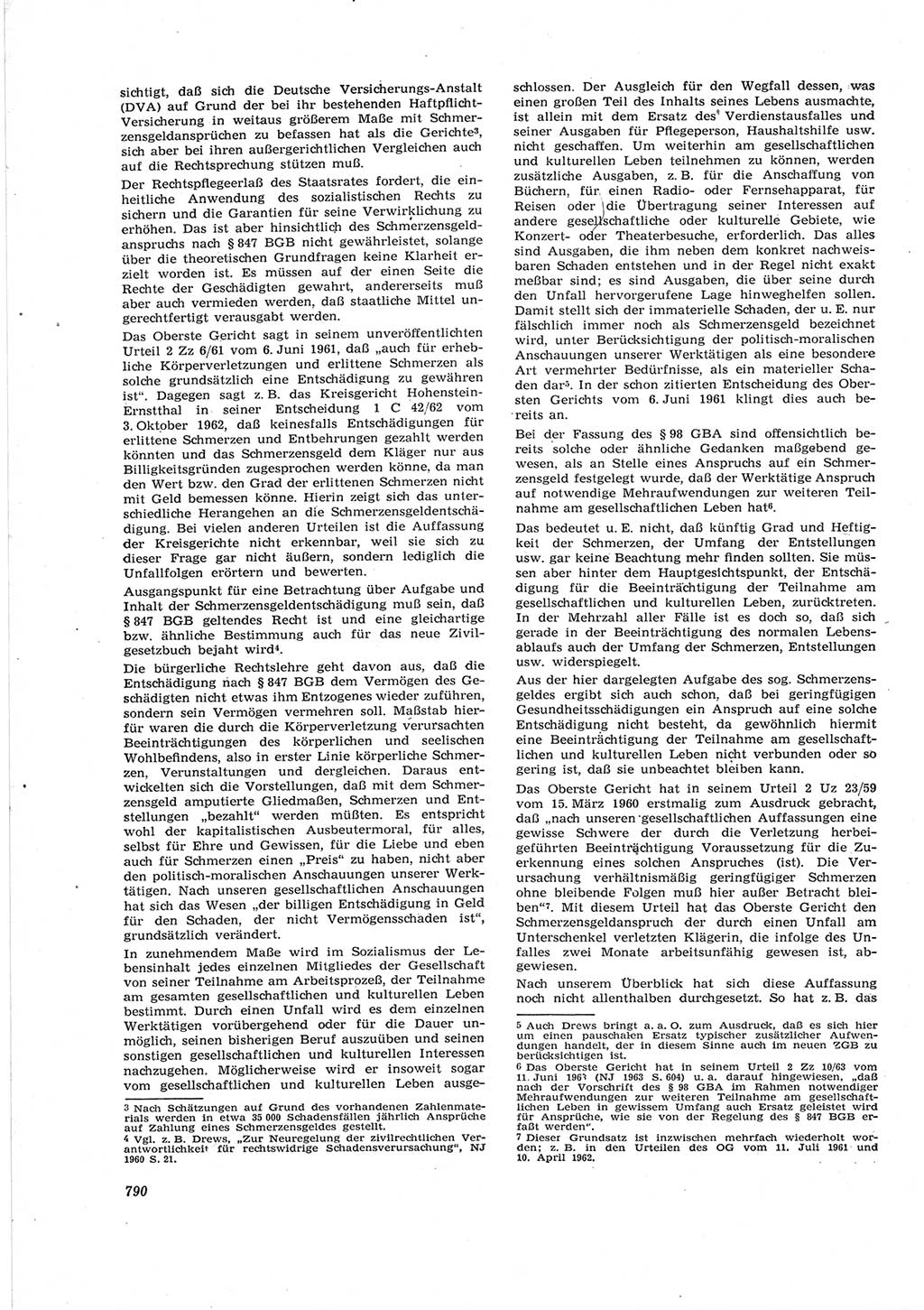 Neue Justiz (NJ), Zeitschrift für Recht und Rechtswissenschaft [Deutsche Demokratische Republik (DDR)], 17. Jahrgang 1963, Seite 790 (NJ DDR 1963, S. 790)